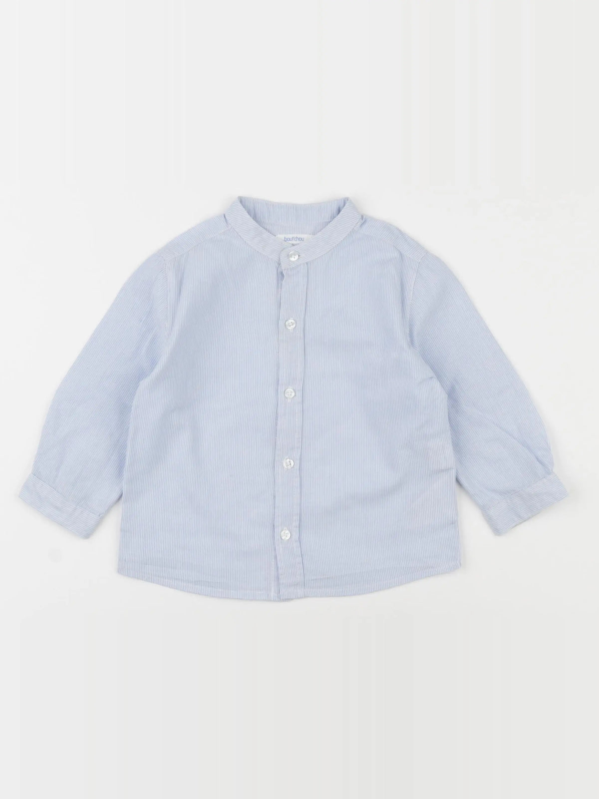 Boutchou - chemise bleu, blanc - 12 mois
