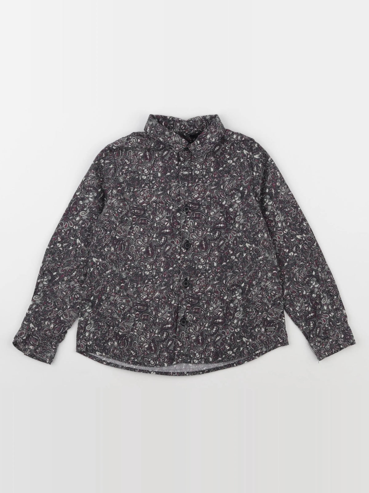 IKKS - chemise noir, rouge - 3 ans