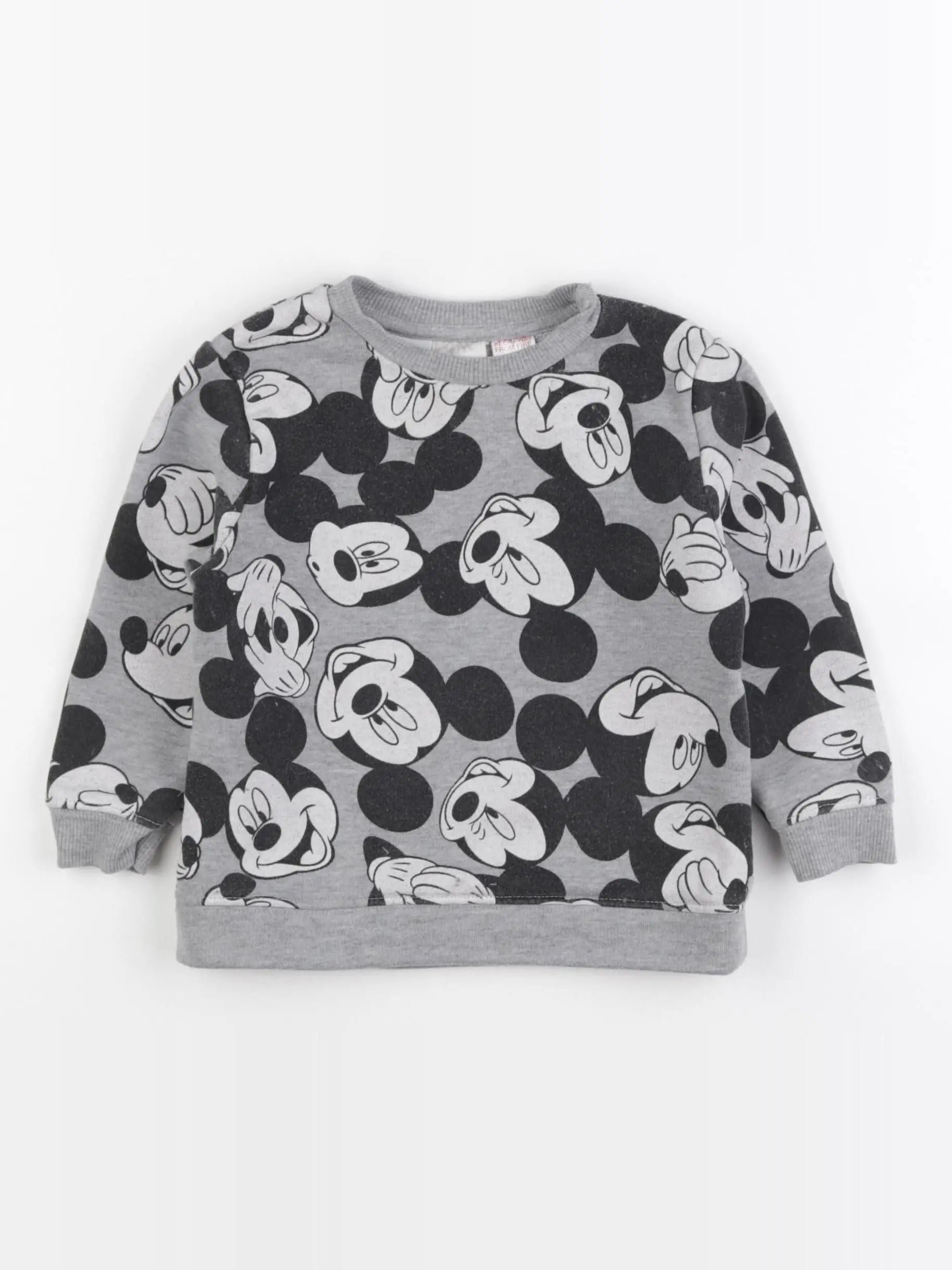 Zara - sweat gris - 18/24 mois