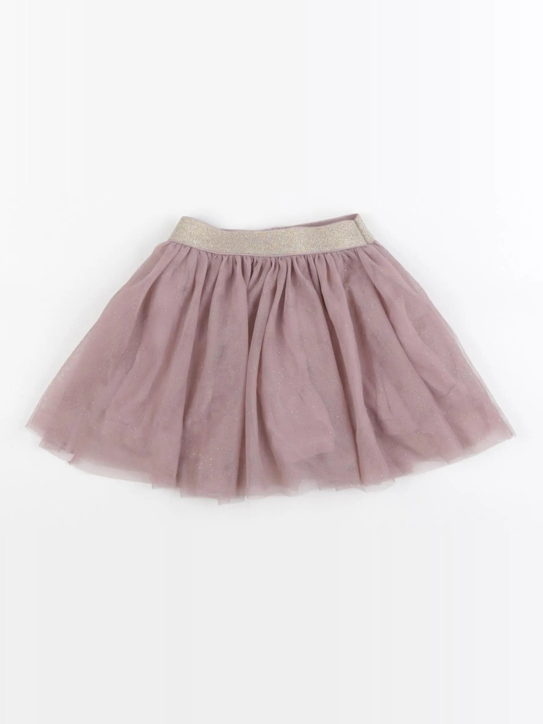 Vertbaudet - jupe violet, or - 12 mois