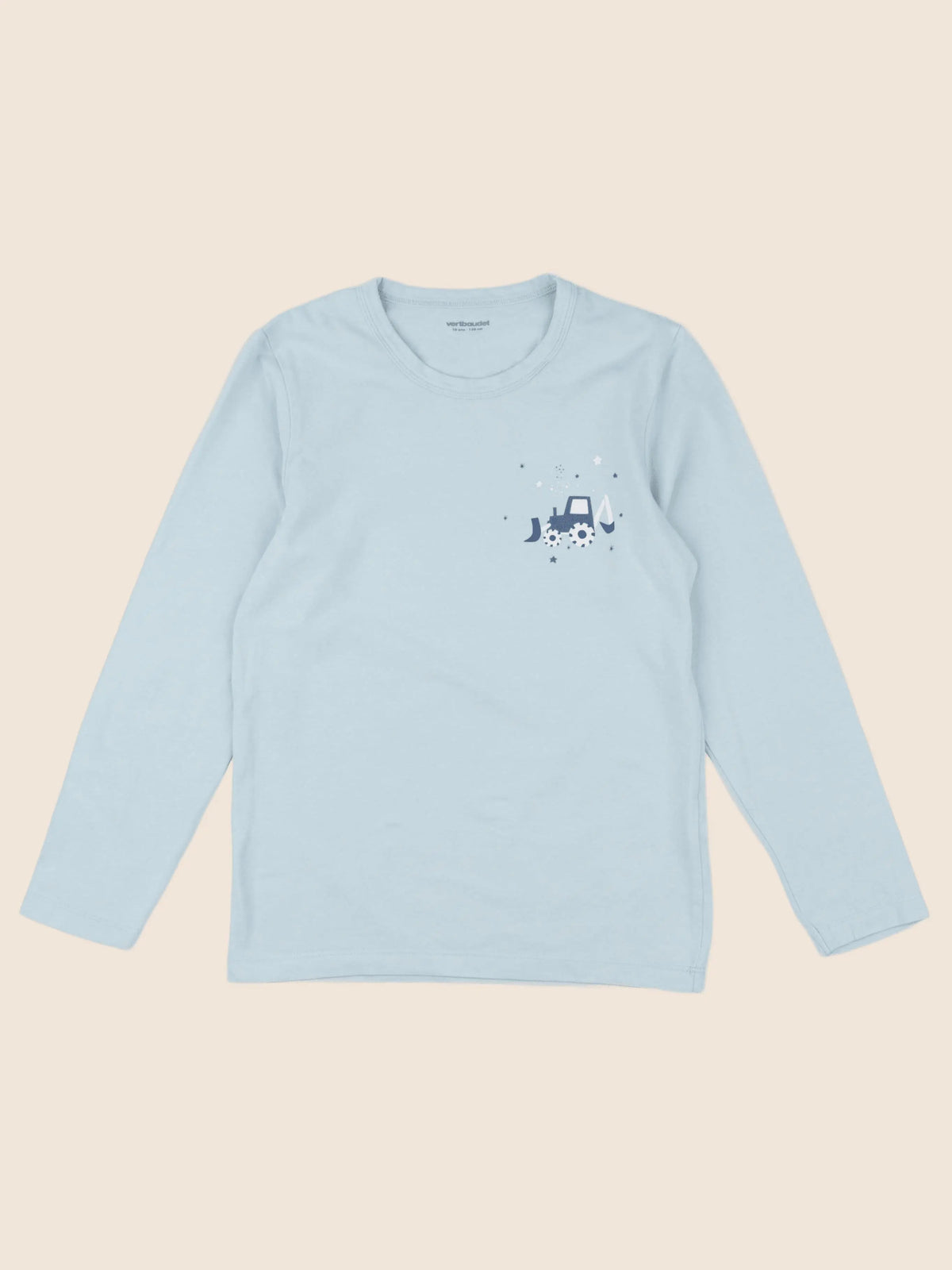 Vertbaudet - tee-shirt bleu - 10 ans