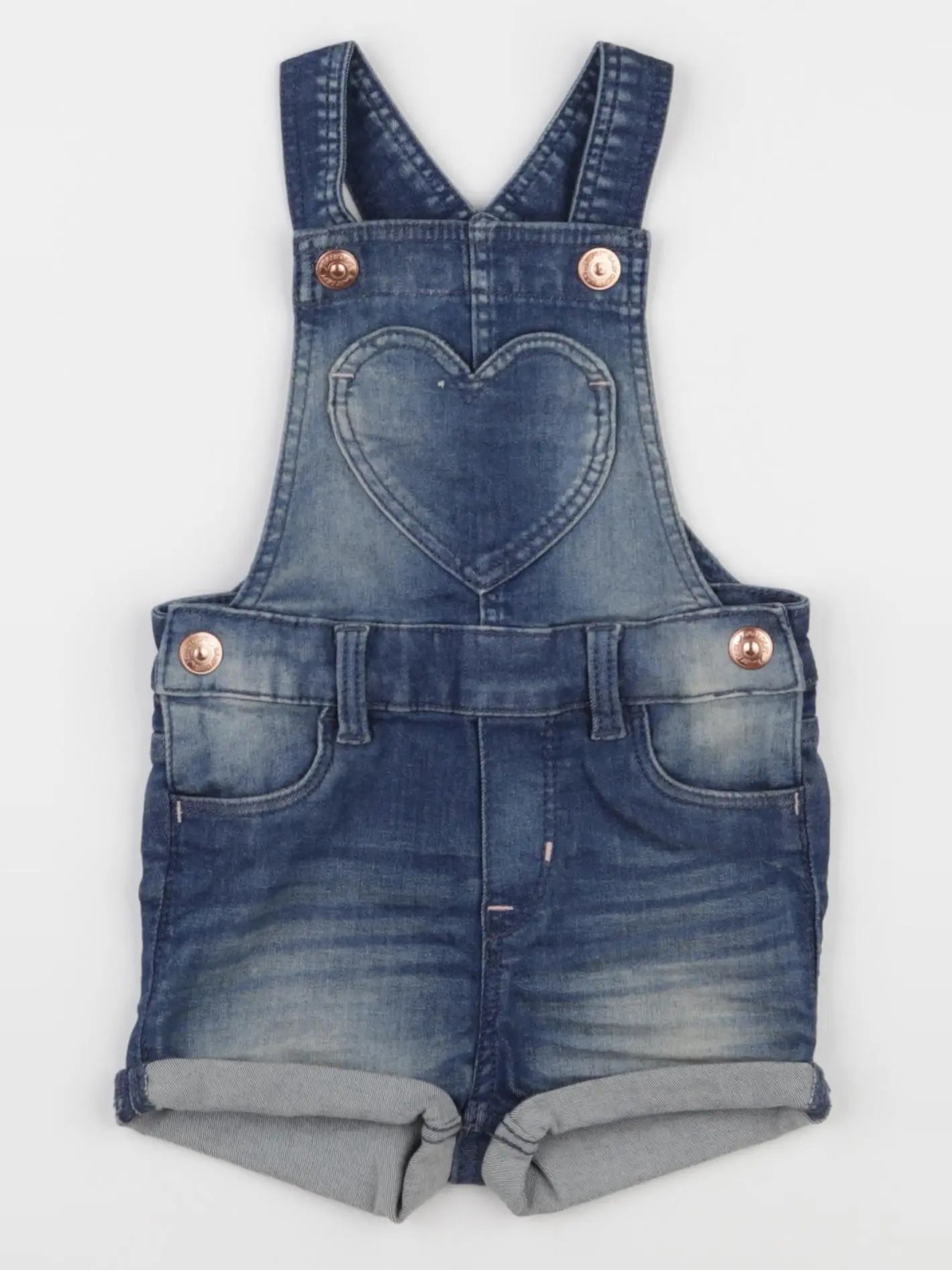 H&M - salopette bleu - 4/6 mois