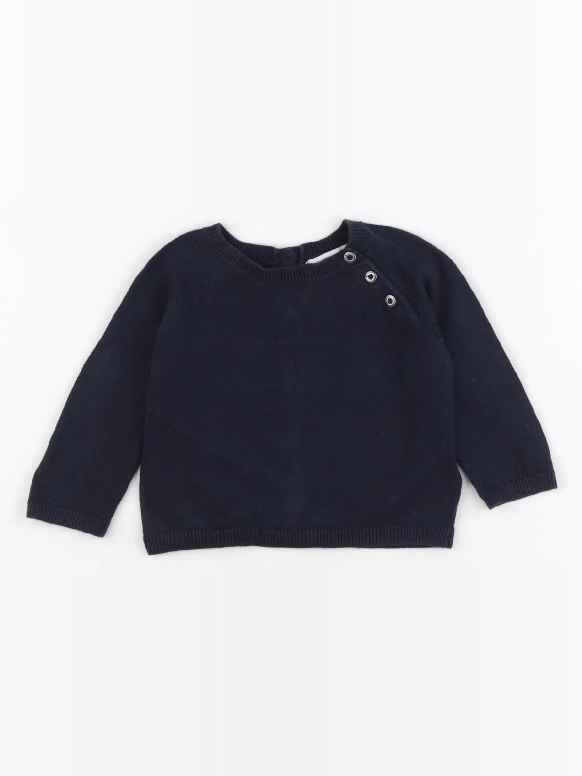 Vertbaudet - pull bleu - 6 mois