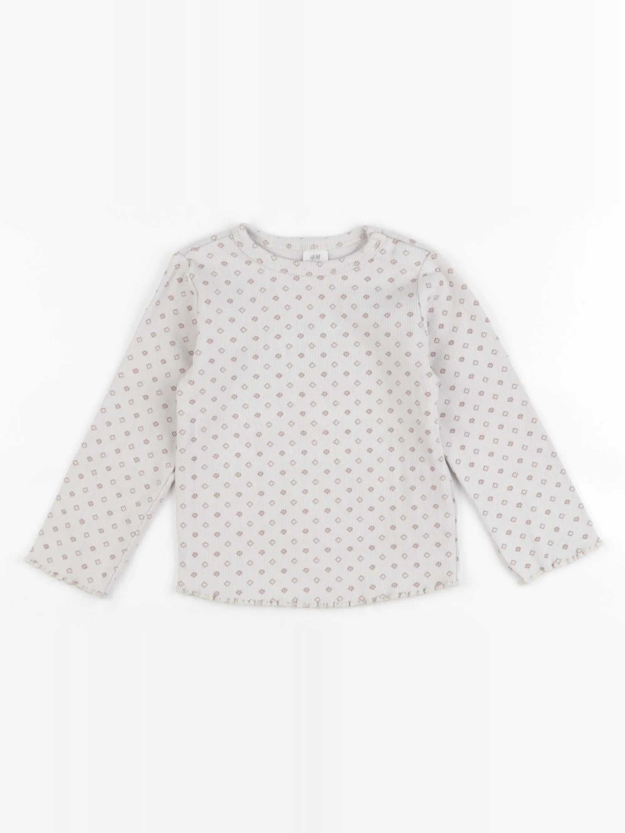 H&M - tee-shirt beige - 12/18 mois