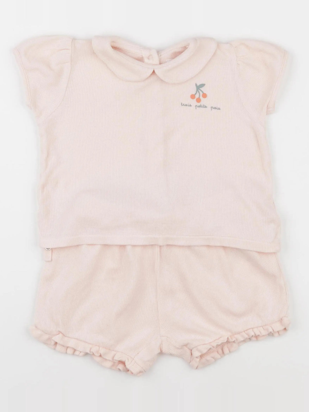Vertbaudet - ensemble rose - 36 mois