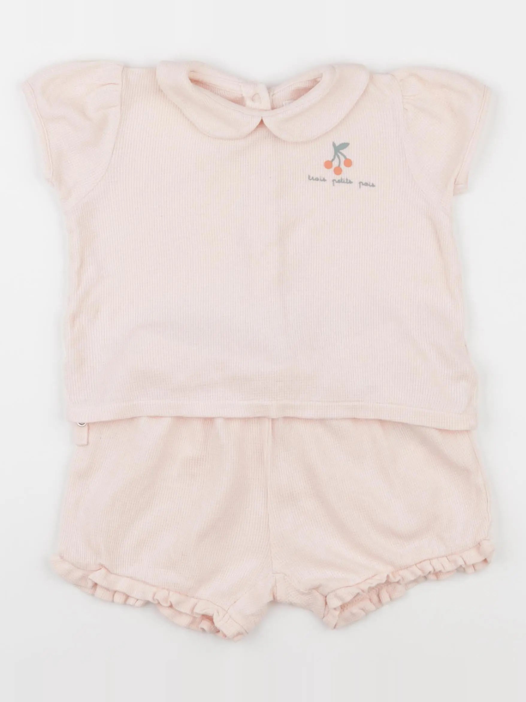 Vertbaudet - ensemble rose - 36 mois