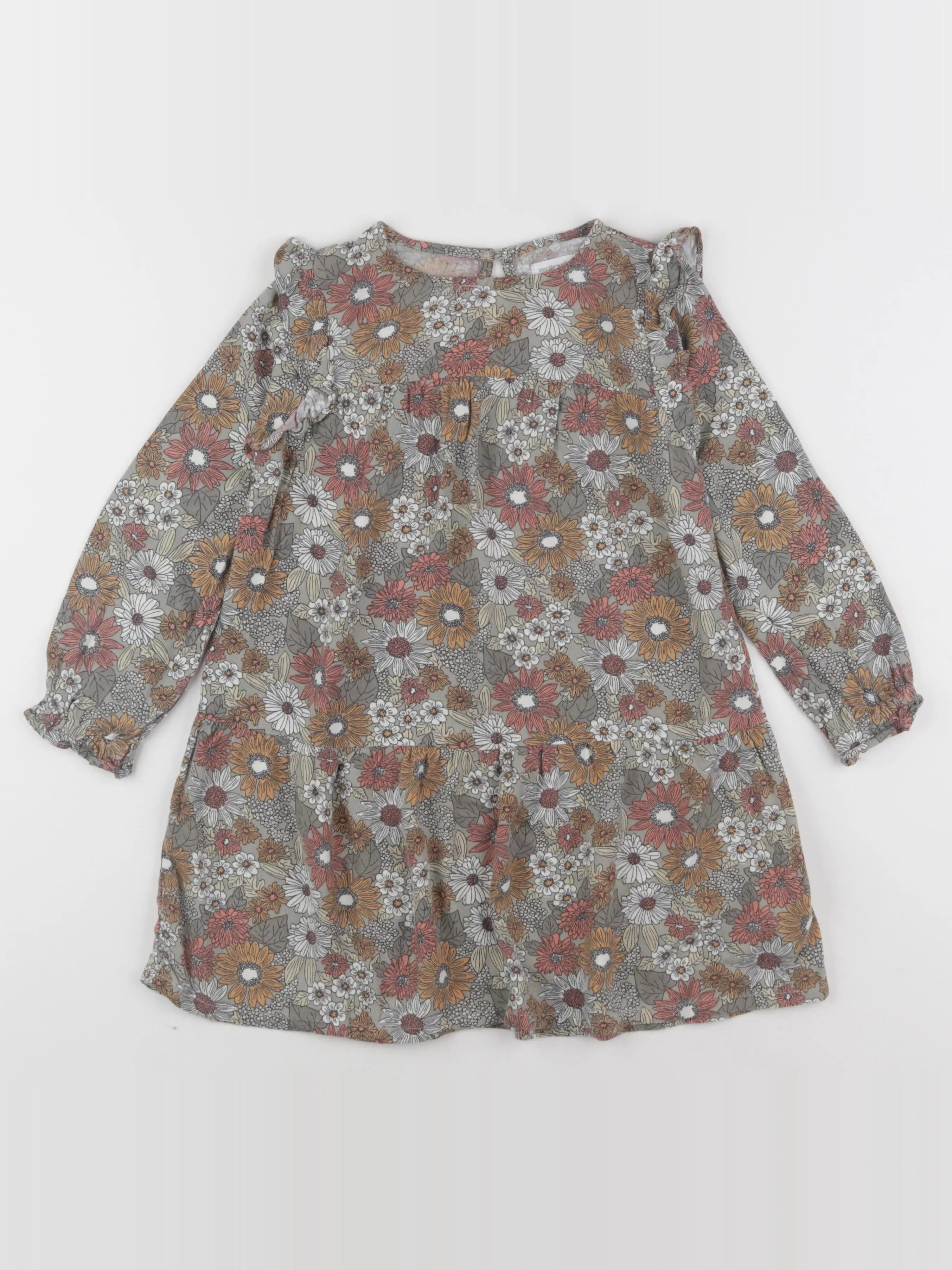 Vertbaudet - robe vert - 5 ans
