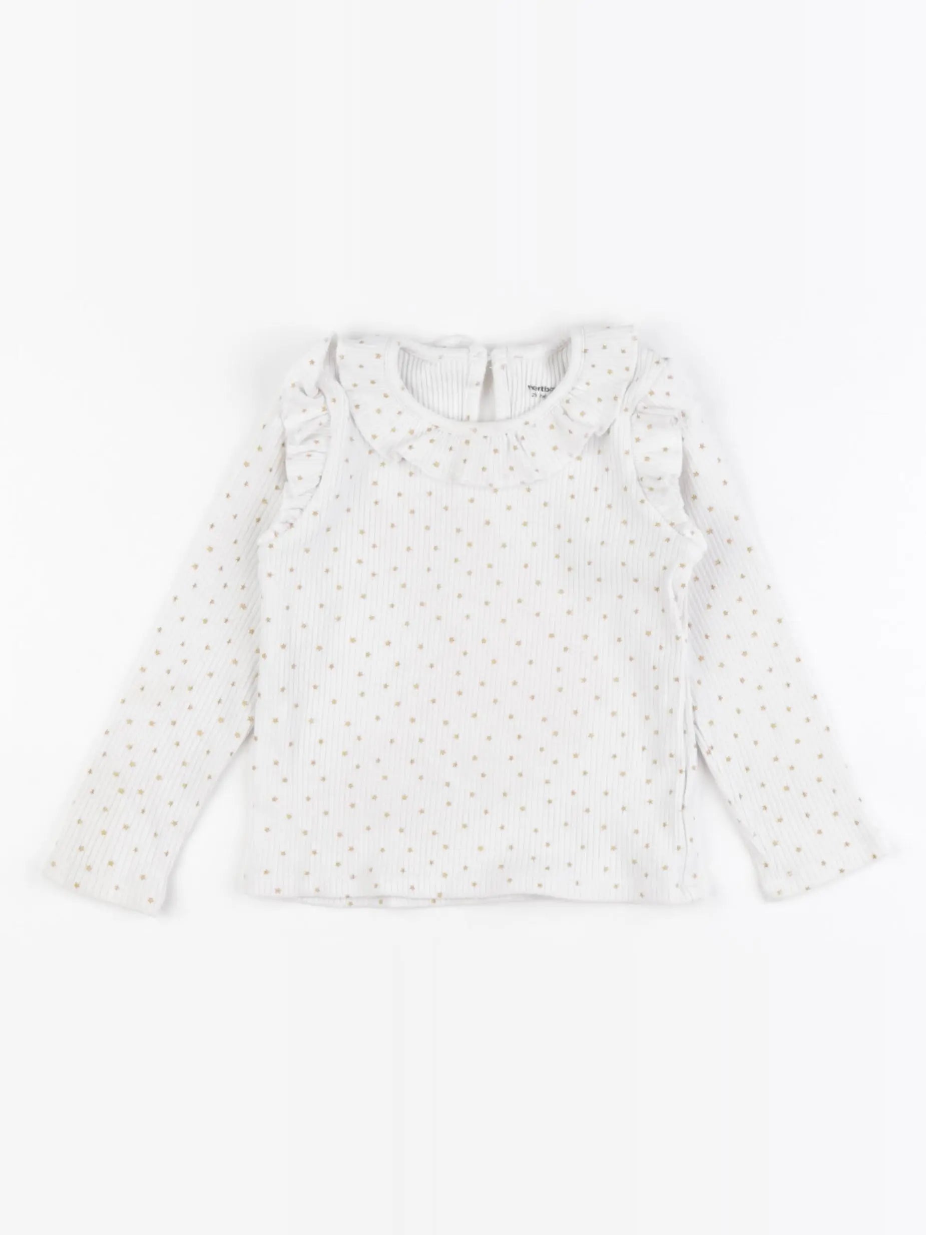 Vertbaudet - tee-shirt beige, or - 24 mois