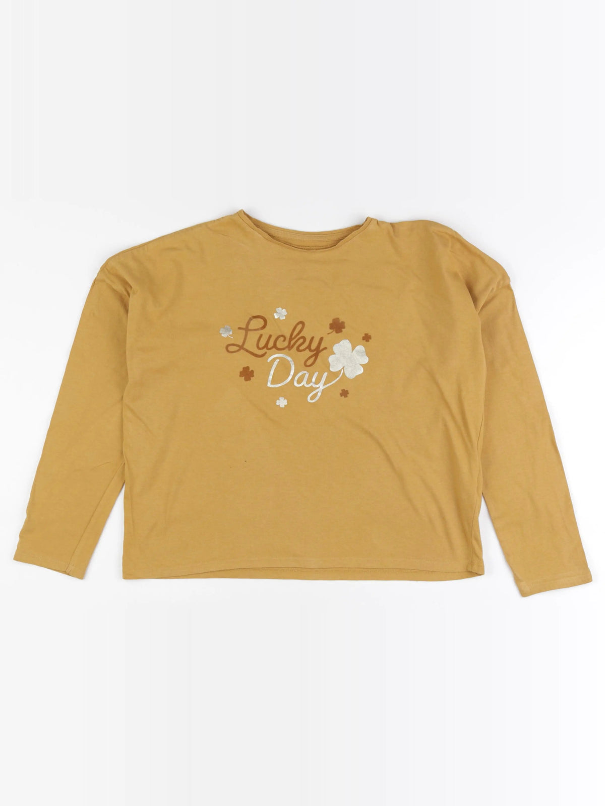 Vertbaudet - tee-shirt jaune - 10 ans