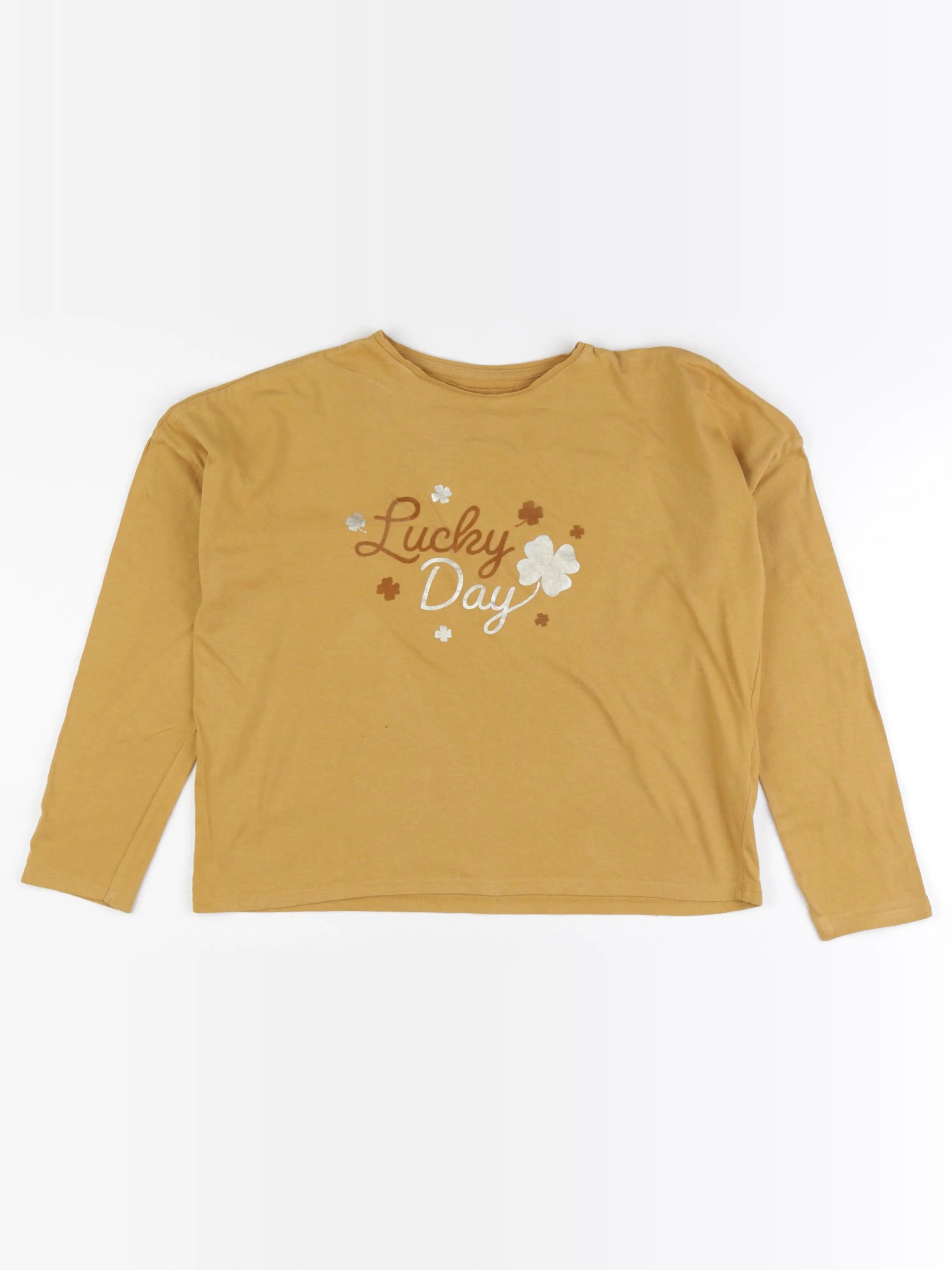 Vertbaudet - tee-shirt jaune - 10 ans