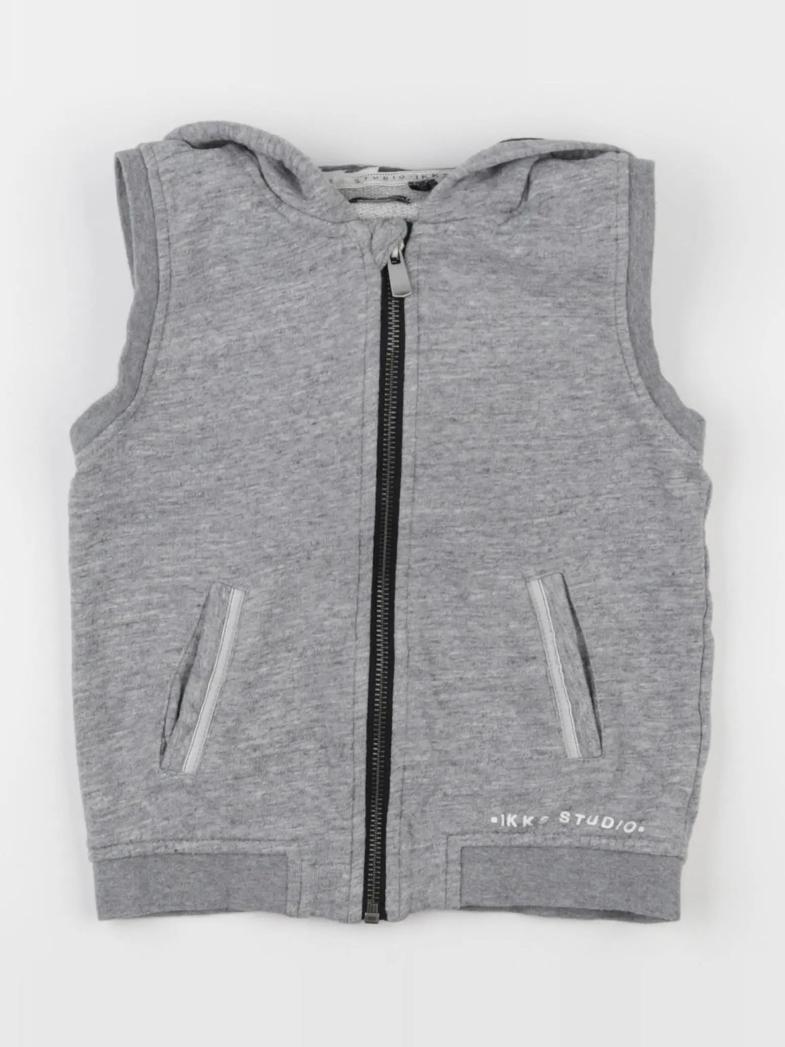 IKKS - gilet imprimé au dos gris - 3 ans