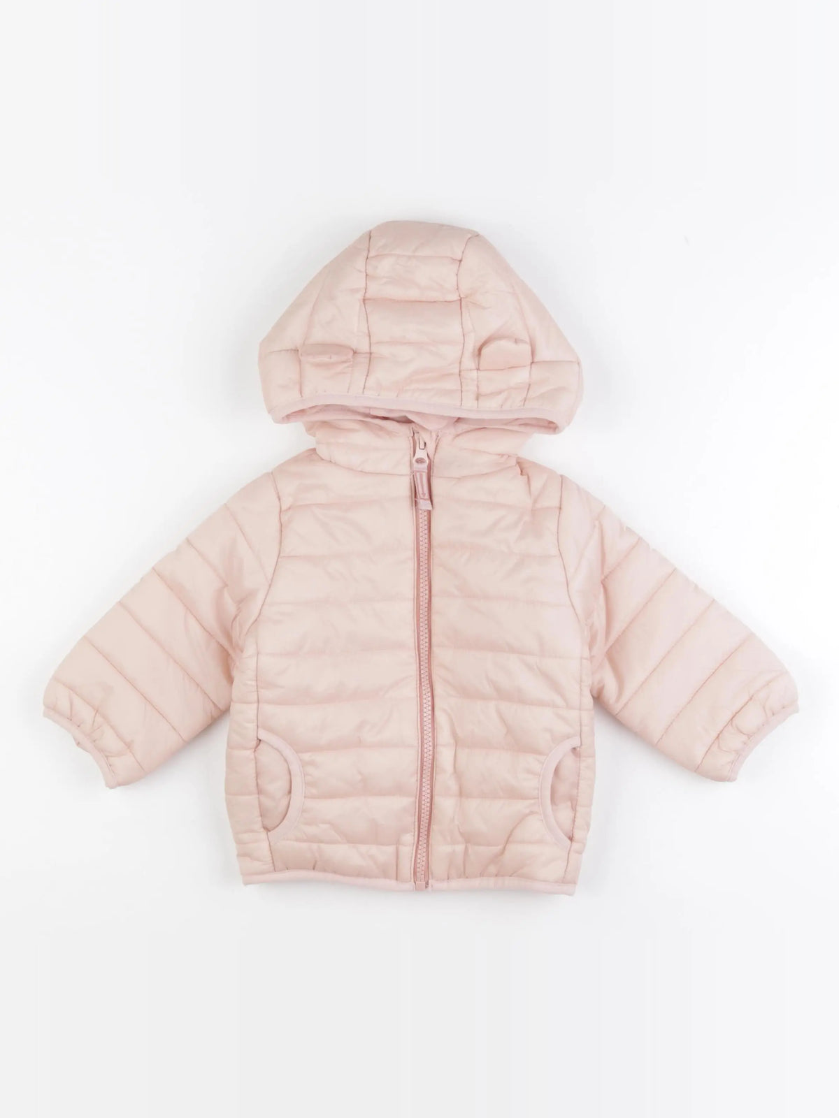 Vertbaudet - doudoune rose - 12 mois