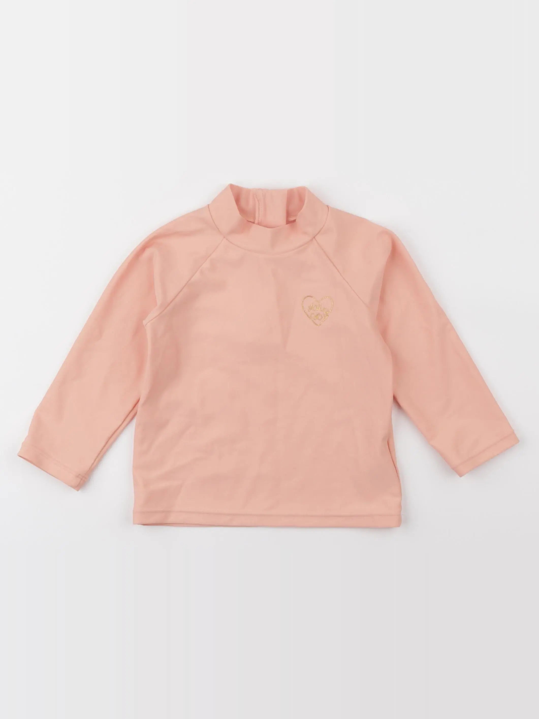 Vertbaudet - tee-shirt de bain rose - 18 mois