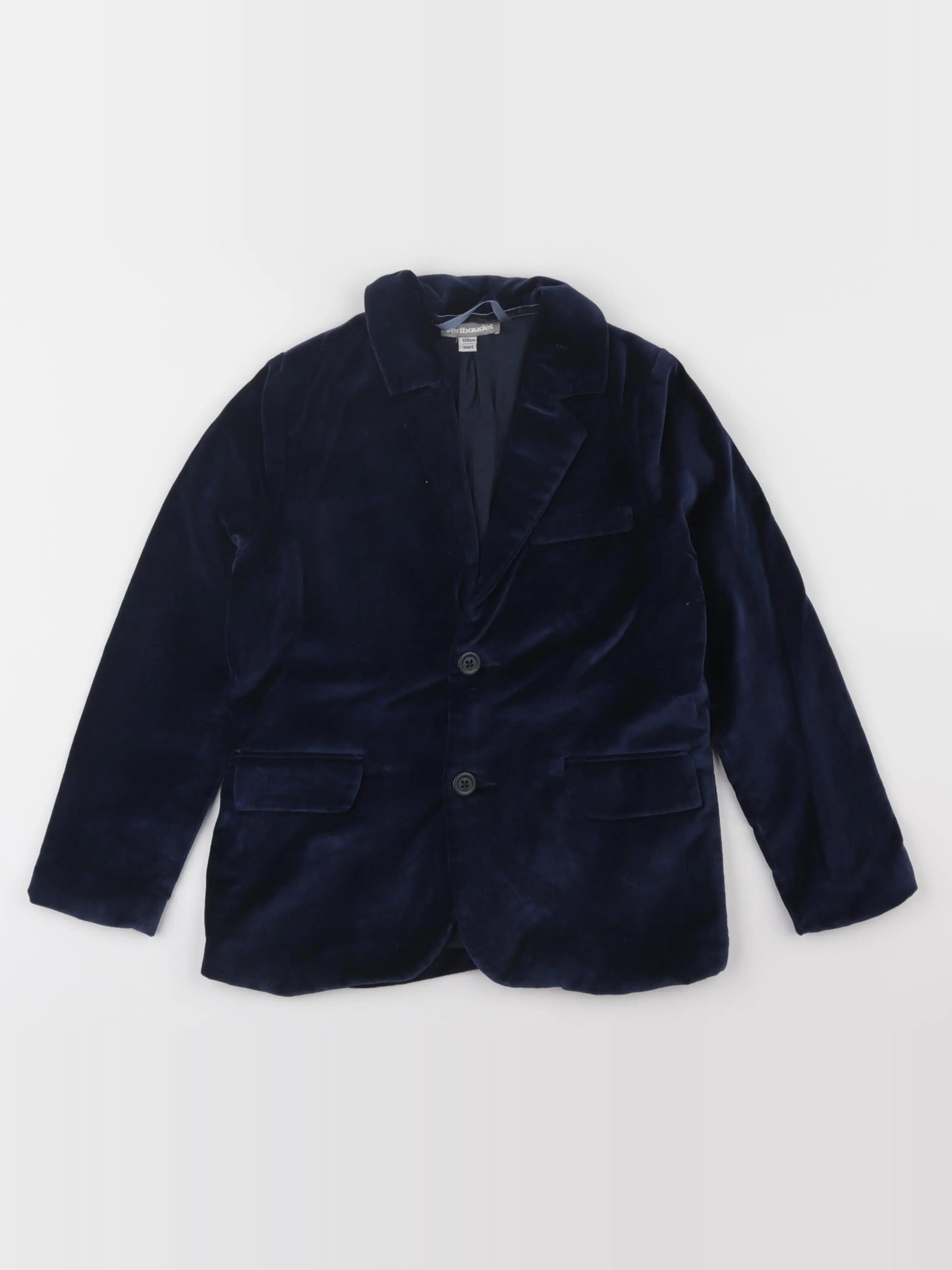 Vertbaudet - veste doublé bleu - 5 ans