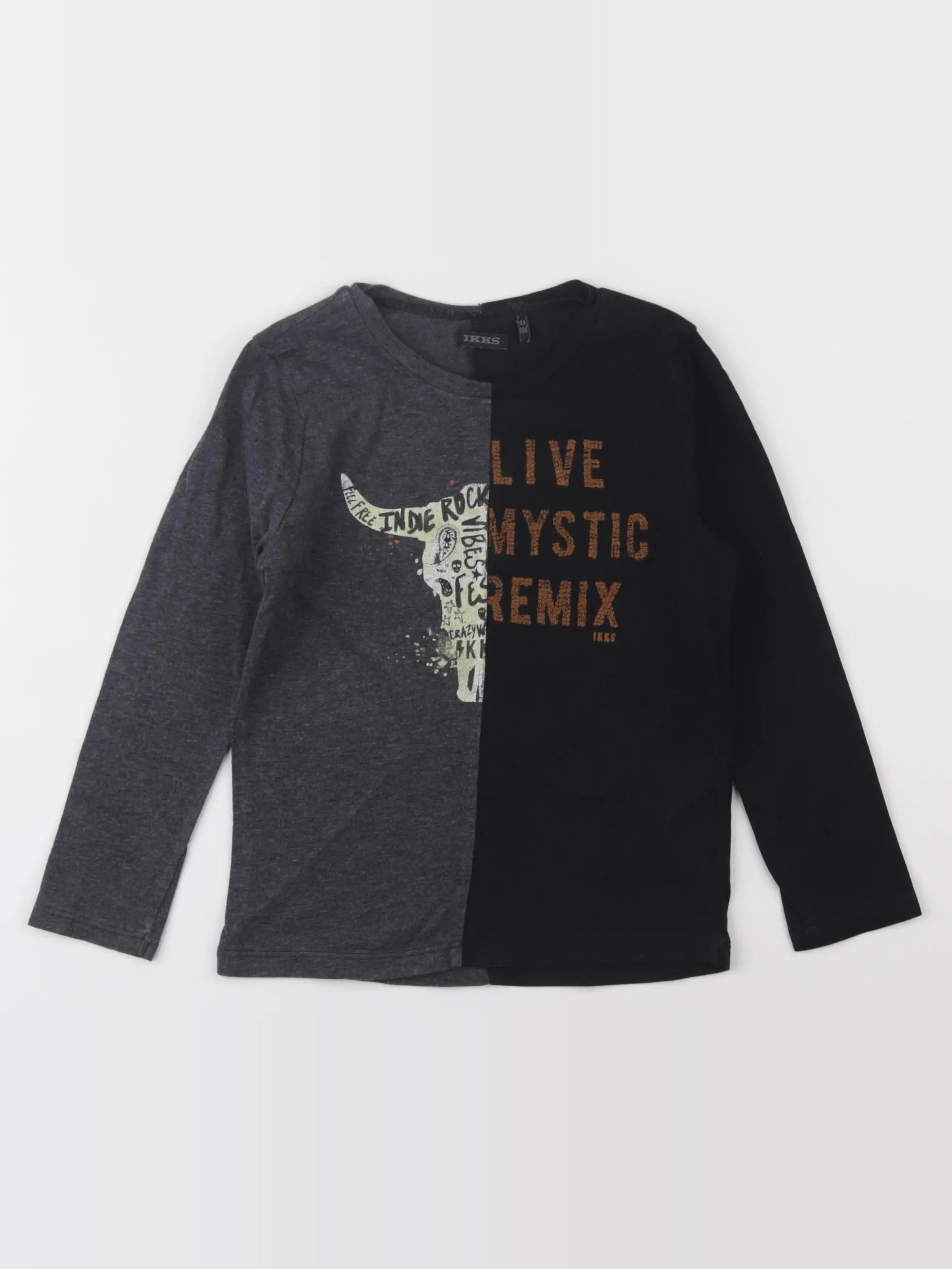 IKKS - tee-shirt noir - 4 ans