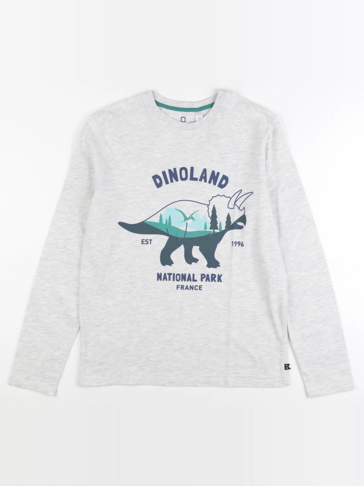 Okaidi - tee-shirt gris - 12 ans