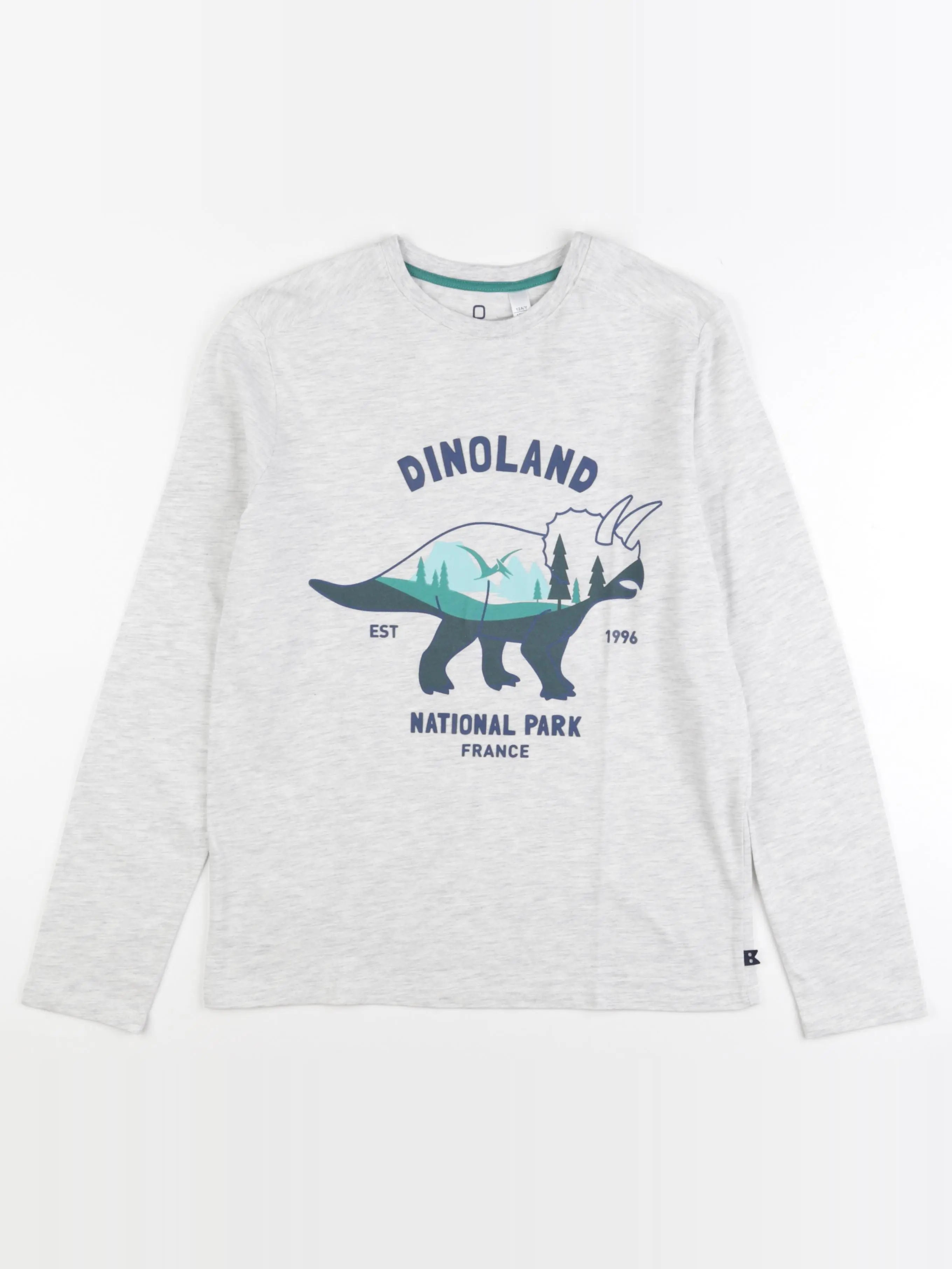 Okaidi - tee-shirt gris - 12 ans