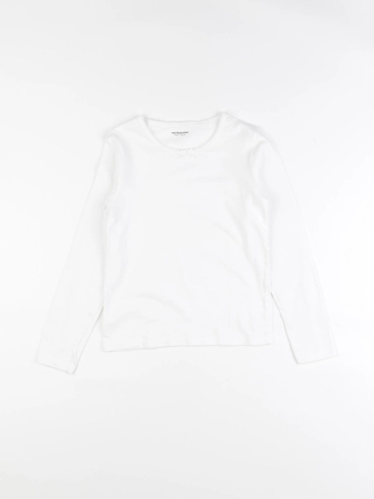 Vertbaudet - maillot de corps blanc - 8 ans