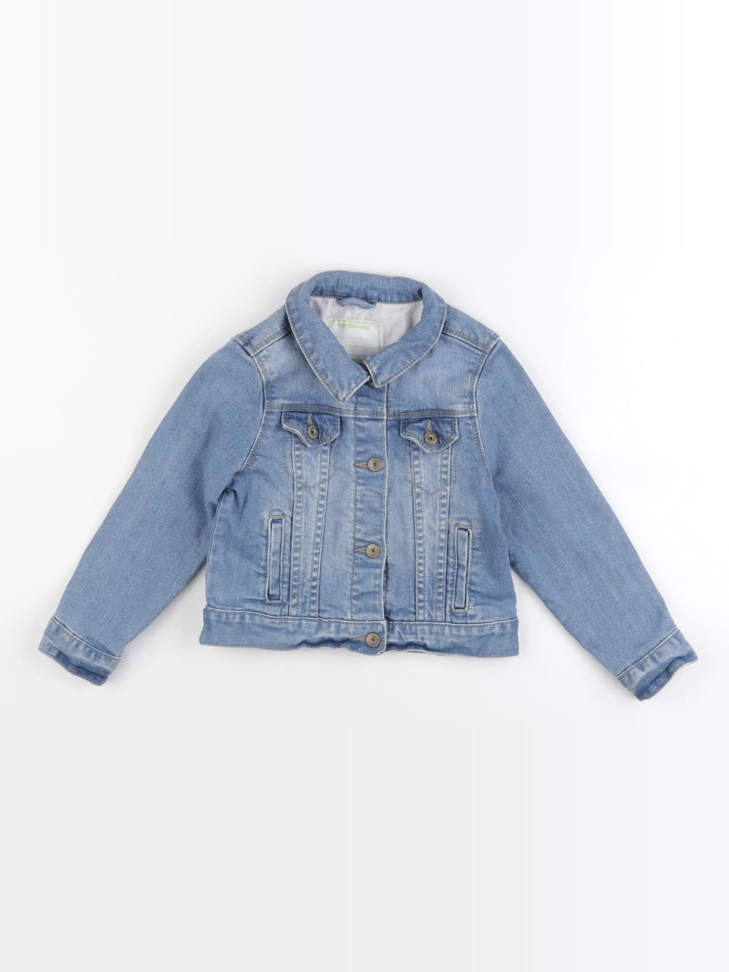 Vertbaudet - veste bleu - 4 ans