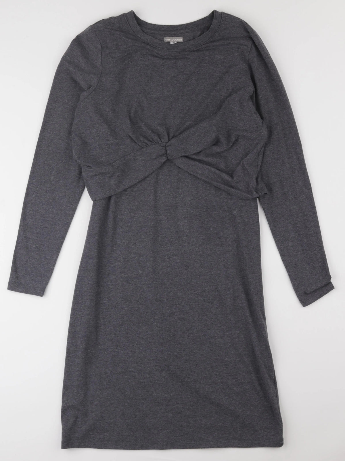 Vertbaudet - robe grossesse, allaitement gris - 34 à 36