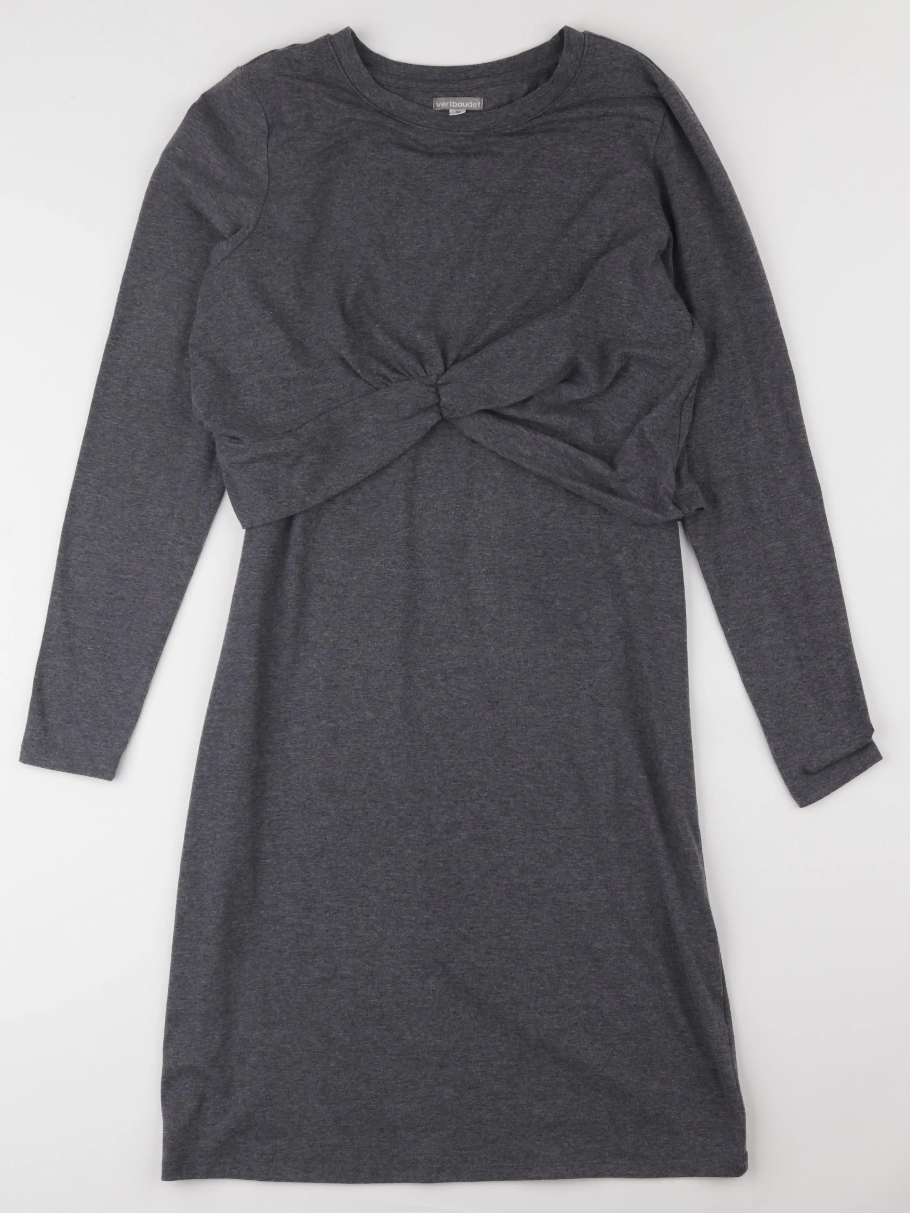 Vertbaudet - robe grossesse, allaitement gris - 34 à 36
