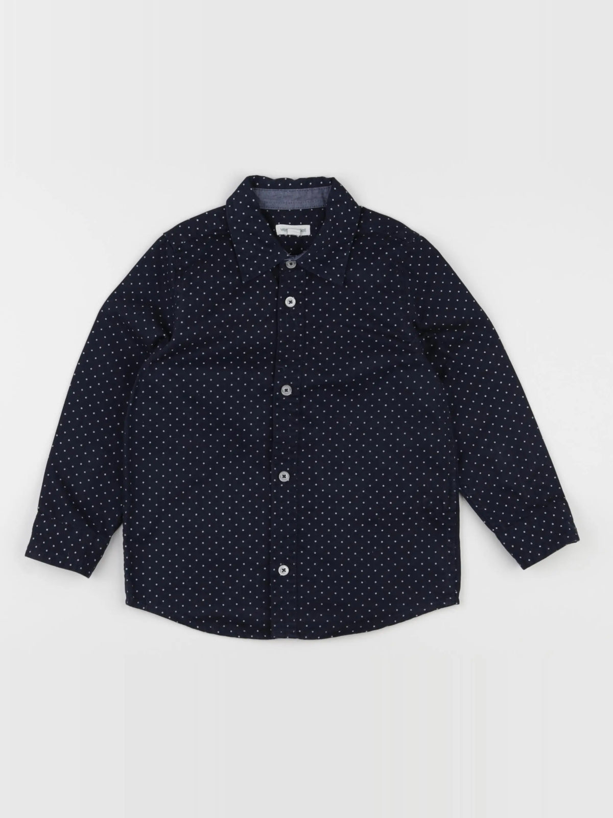 Vertbaudet - chemise bleu - 4 ans