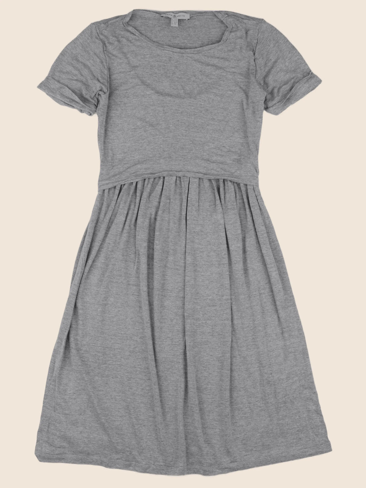 Envie de fraise - robe allaitement gris - 34 à 36