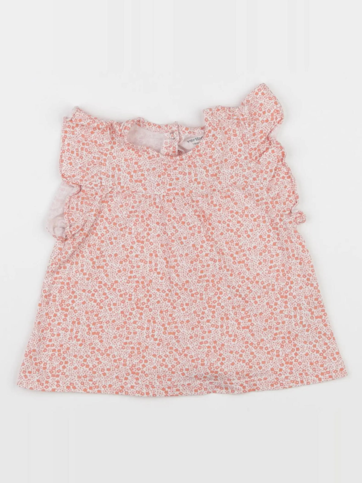 Vertbaudet - tee-shirt orange - 18 mois