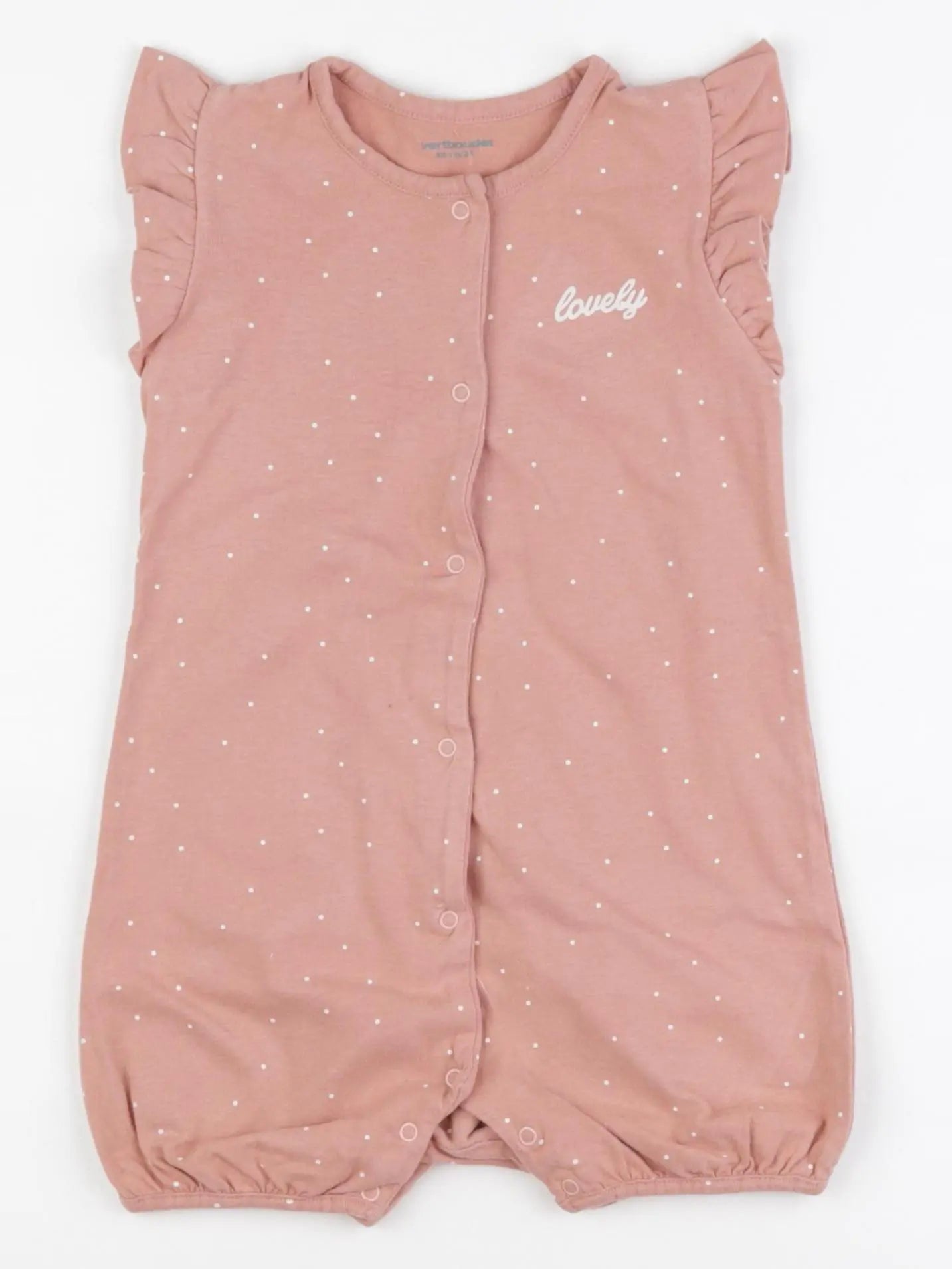 Vertbaudet - pyjama coton rose - 2 ans
