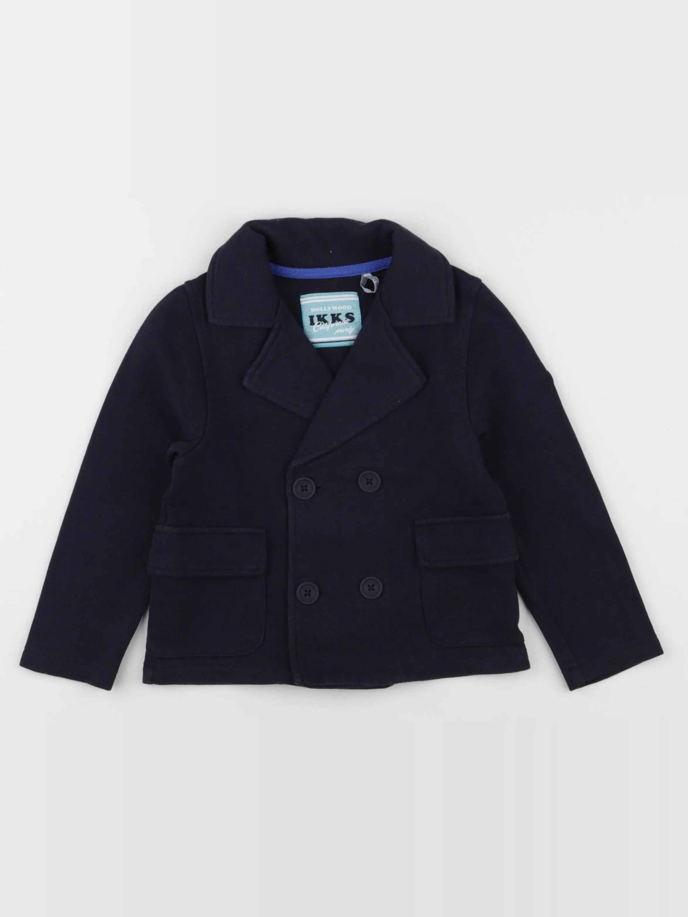 IKKS - veste imprimé au dos bleu - 3 ans