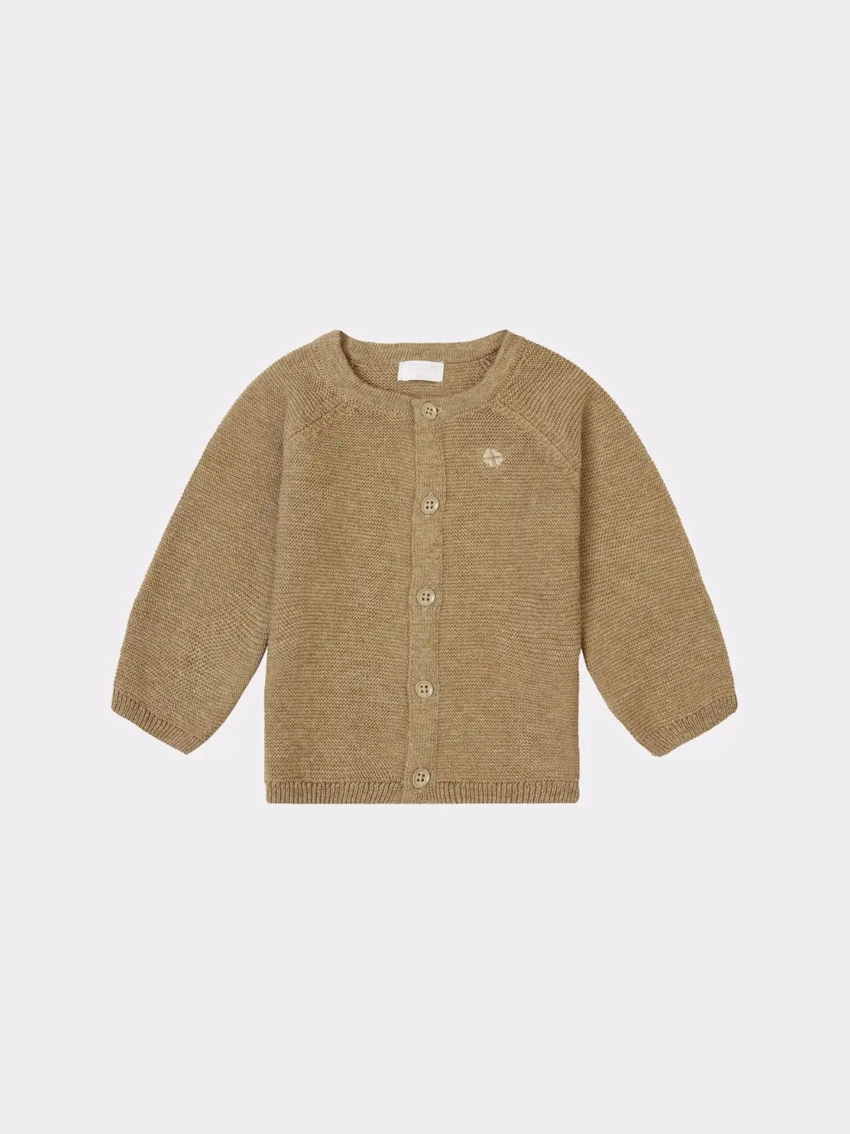 Gilet tricot NAGA vert, beige