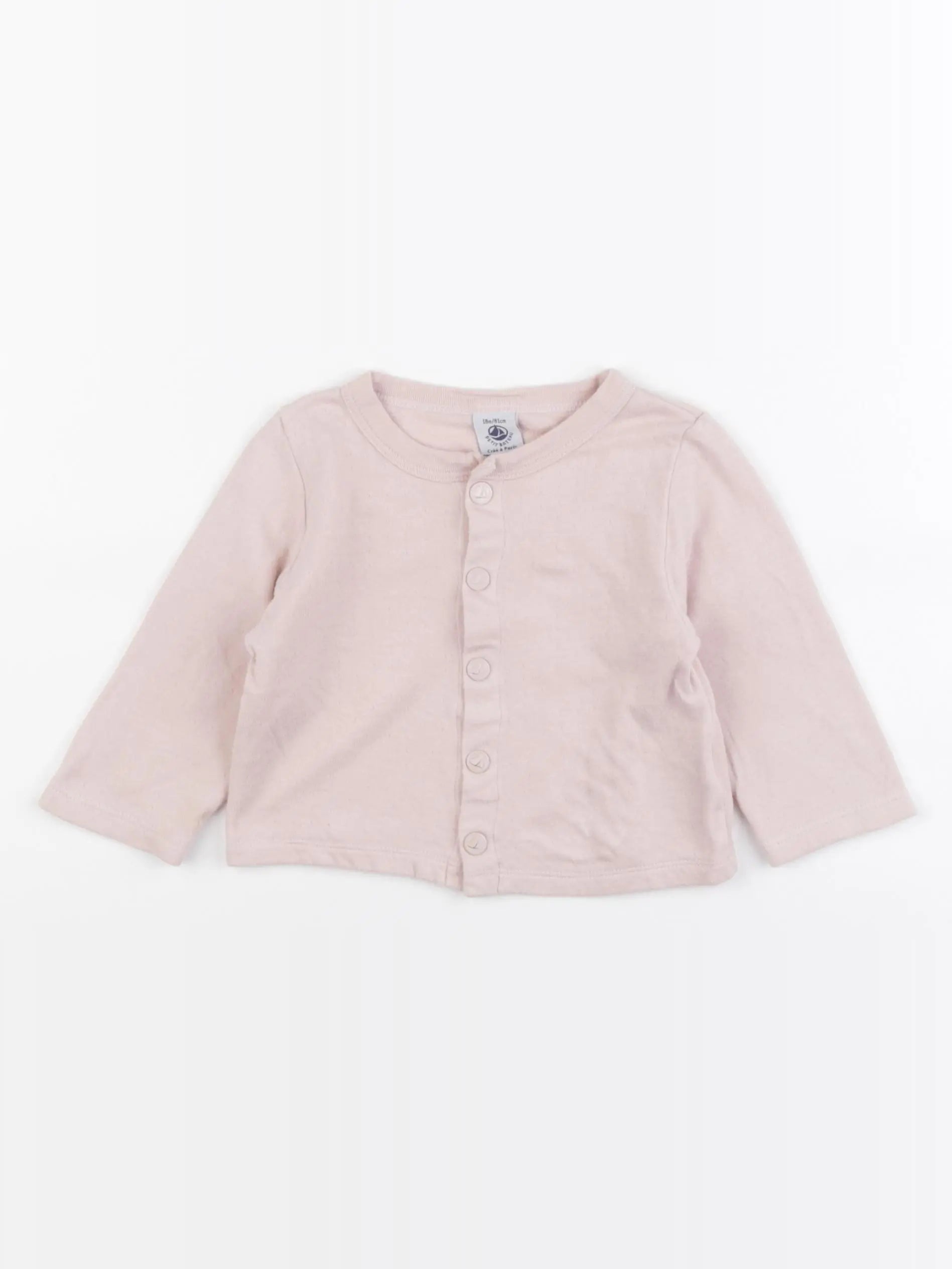 Petit Bateau - tee-shirt rose - 18 mois