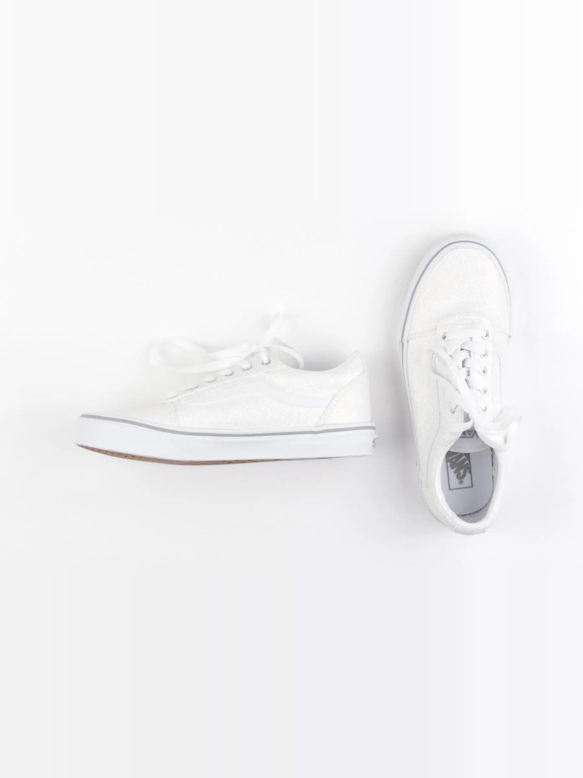 Vans - baskets blanc pailleté - pointure 36