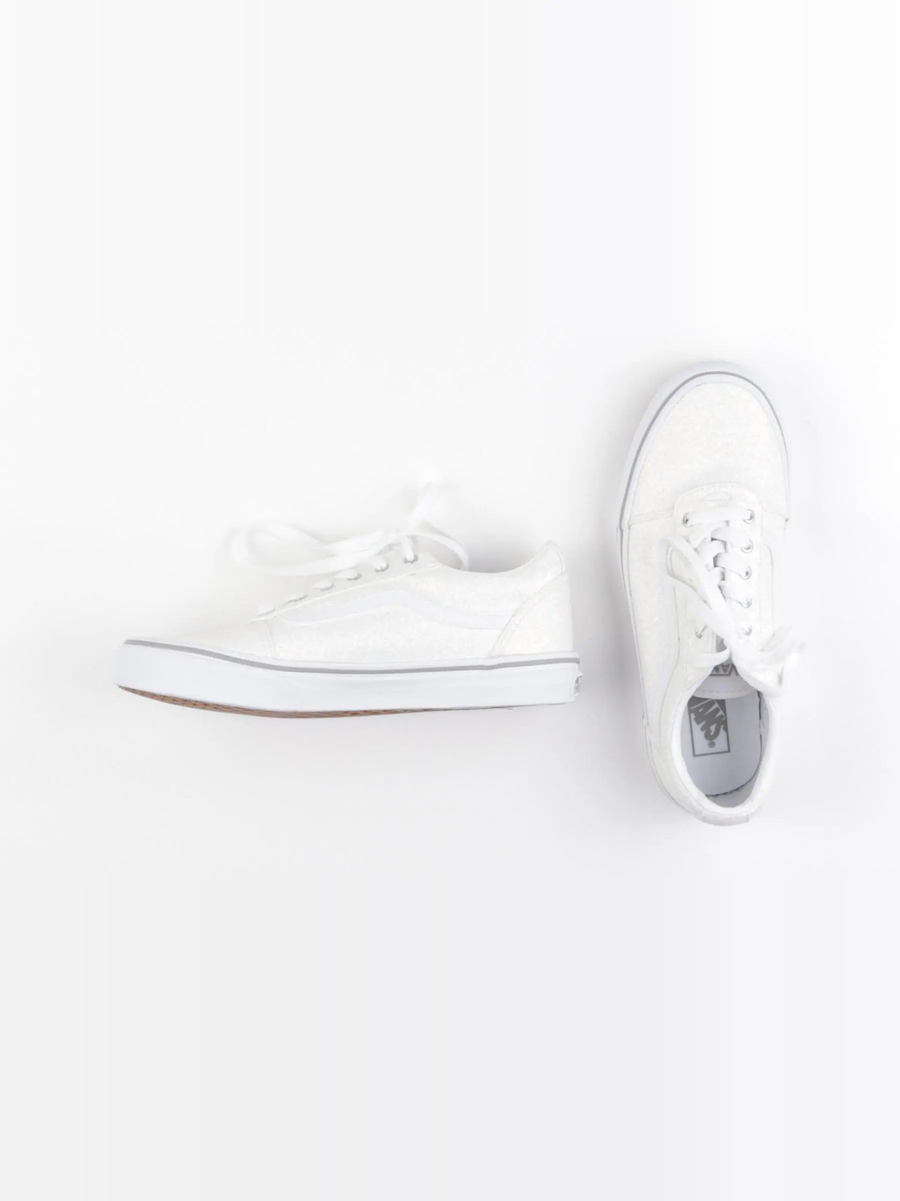 Vans - baskets blanc pailleté - pointure 36