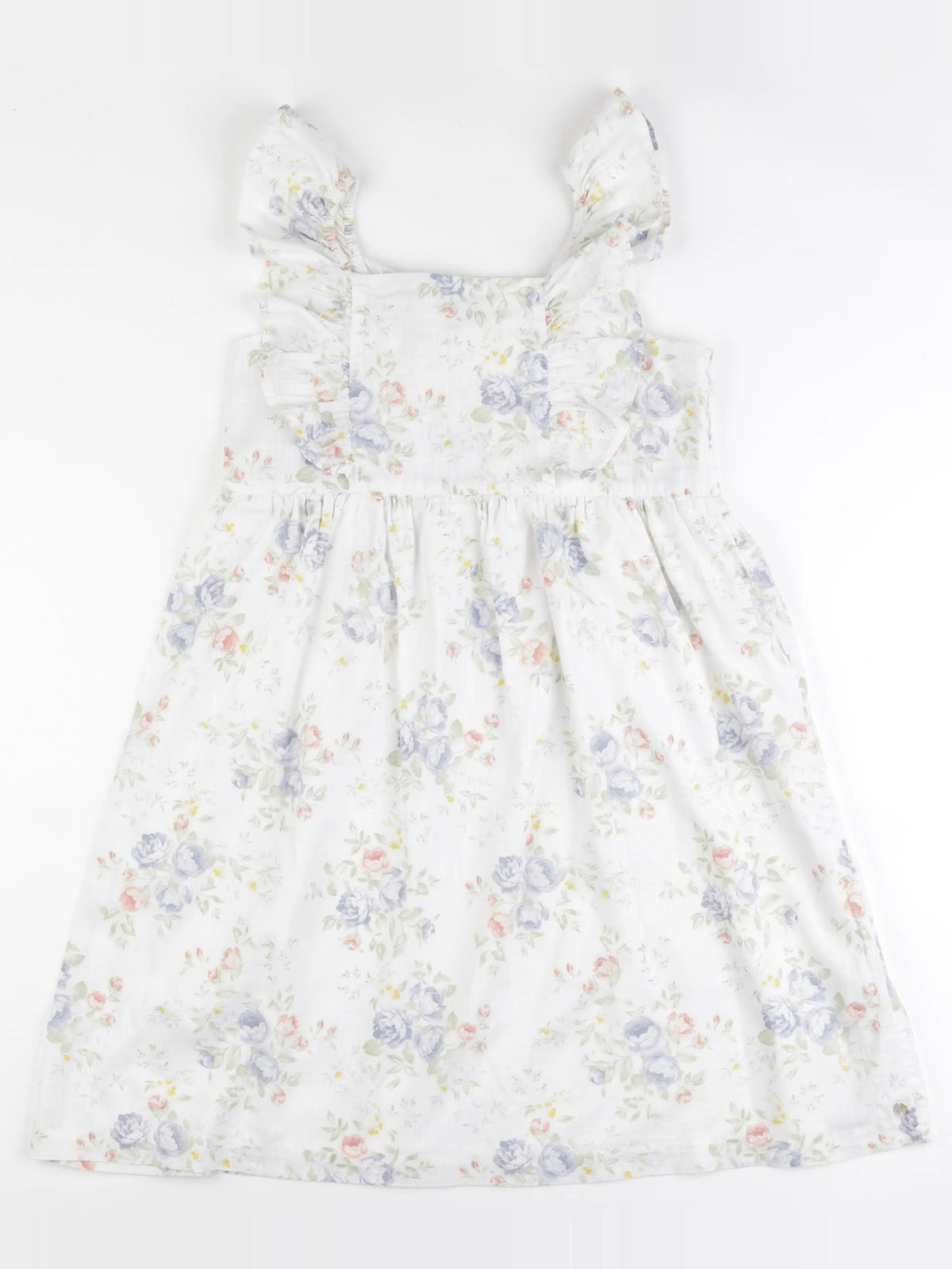Zippy - robe blanc, bleu, rose - 11/12 ans