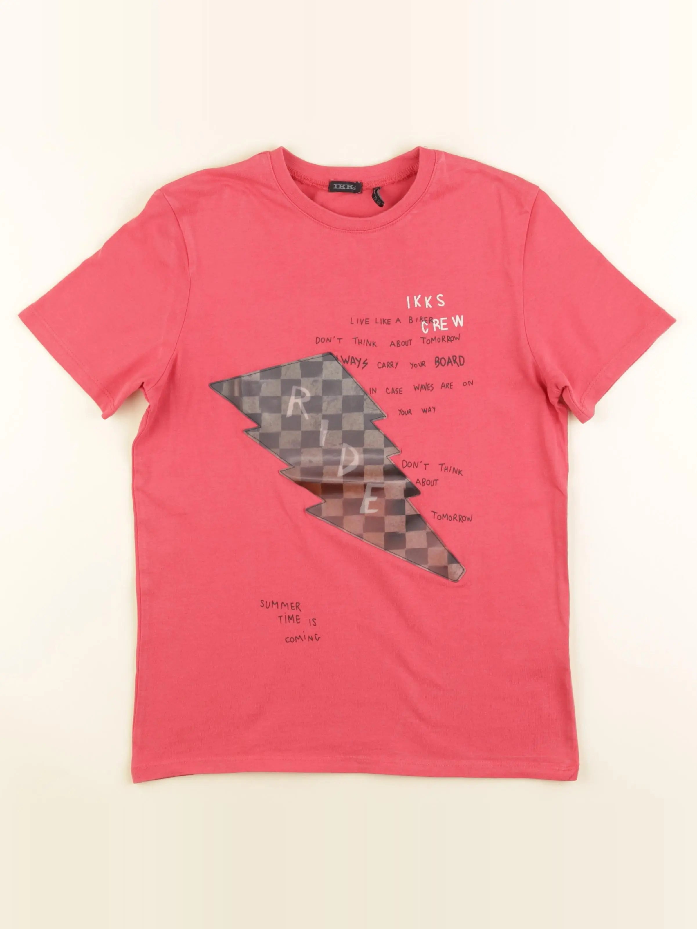 IKKS - tee-shirt rouge - 12 ans