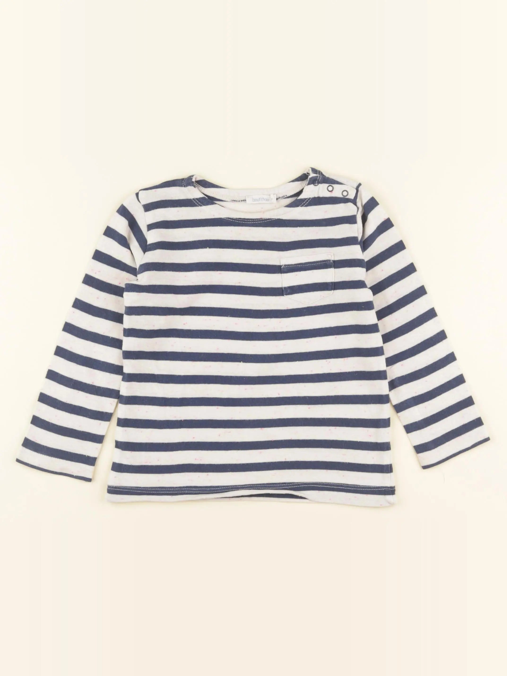 Boutchou - tee-shirt bleu - 24 mois