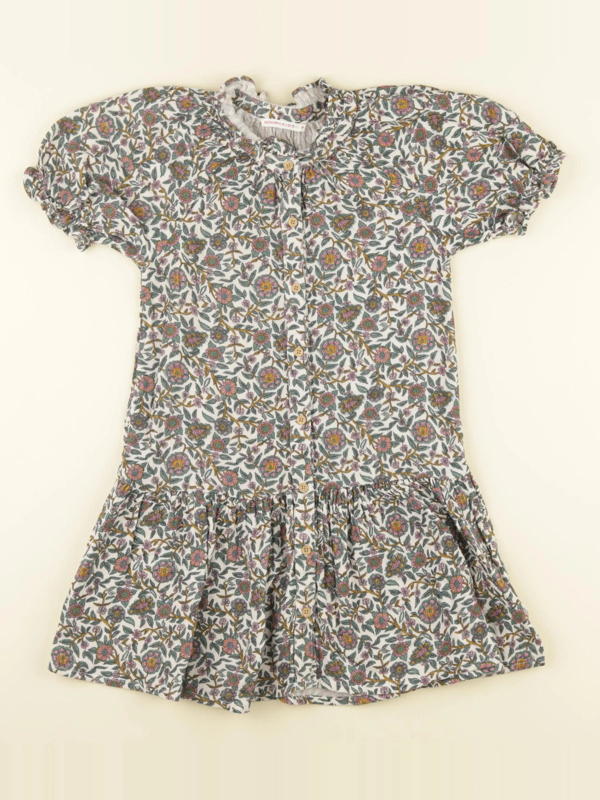 Monoprix - robe multicolore - 8 ans