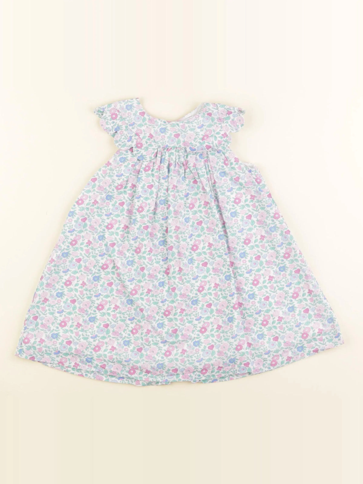 Jacadi - robe liberty multicolore - 24 mois