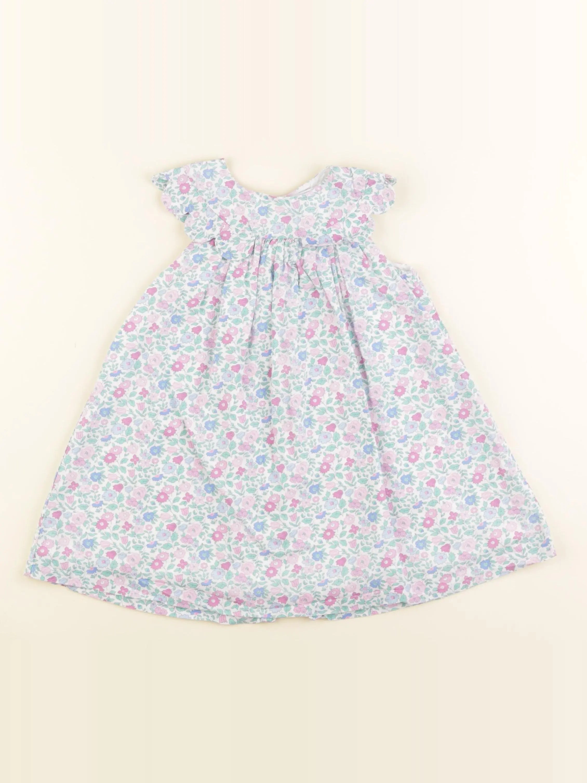 Jacadi - robe liberty multicolore - 24 mois