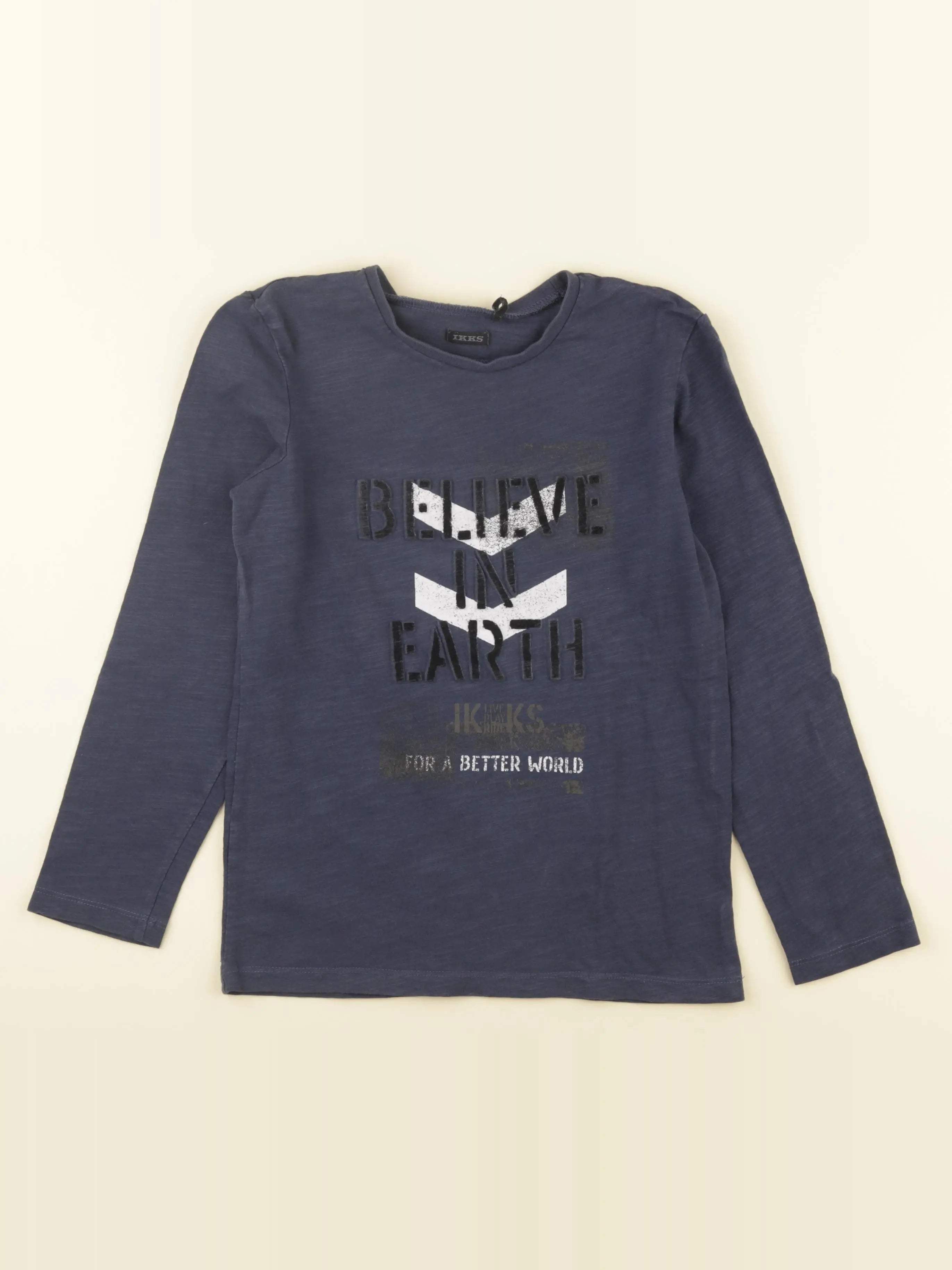 IKKS - tee-shirt bleu - 10 ans