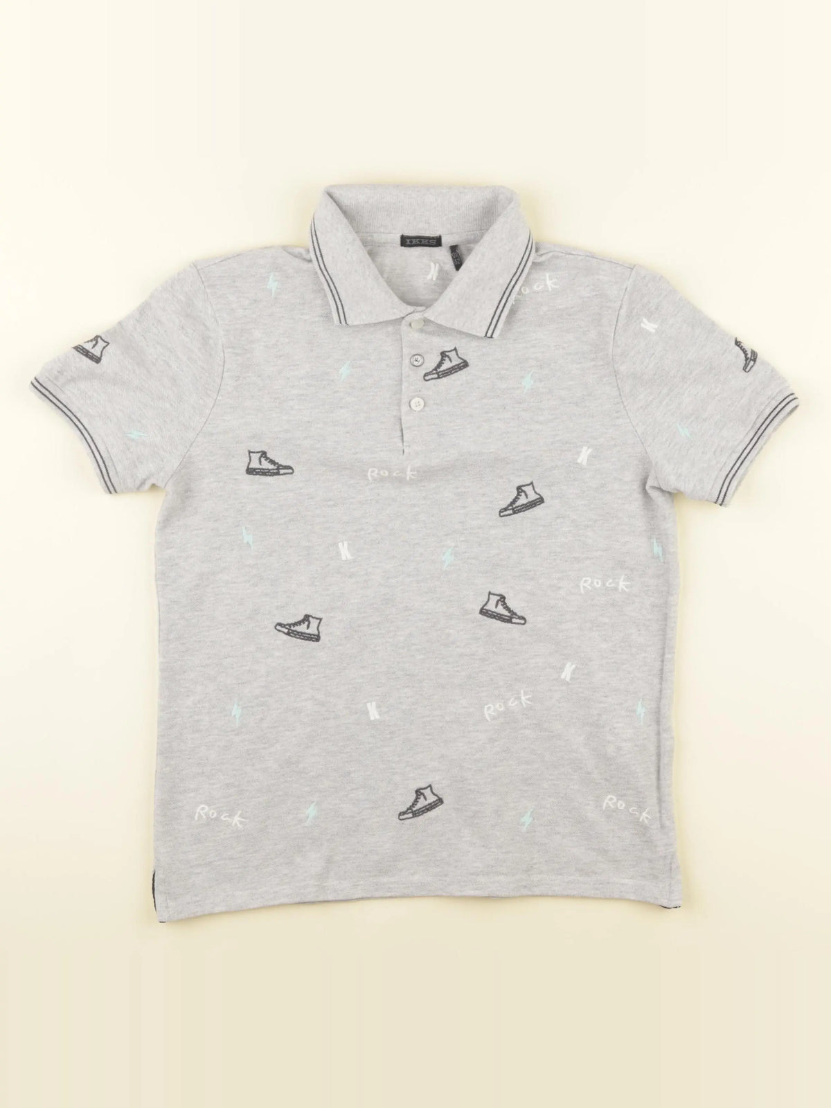 IKKS - polo gris - 12 ans