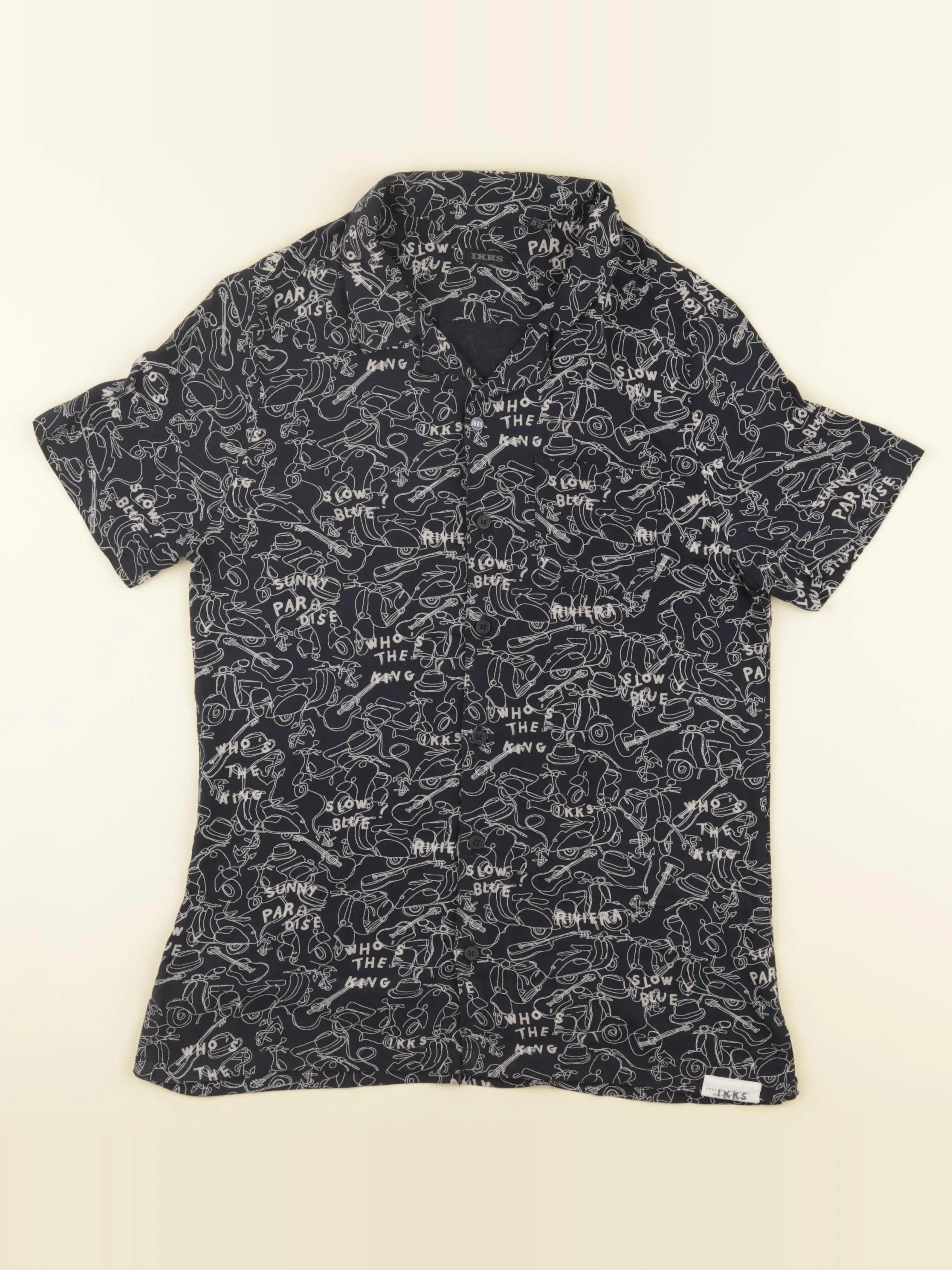 IKKS - chemise bleu - 12 ans