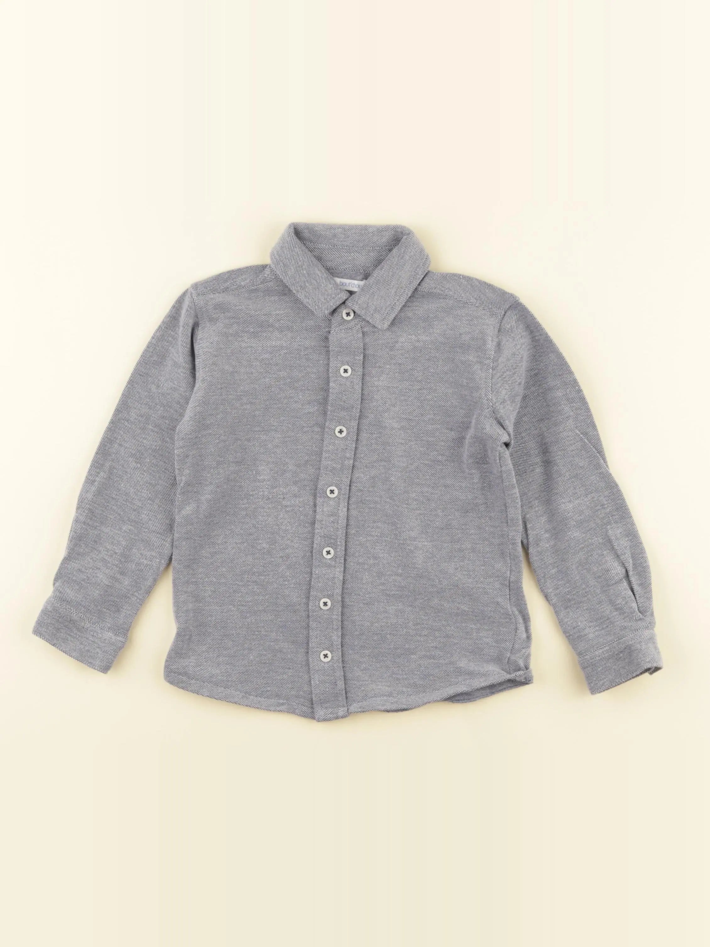 Boutchou - chemise bleu - 24 mois