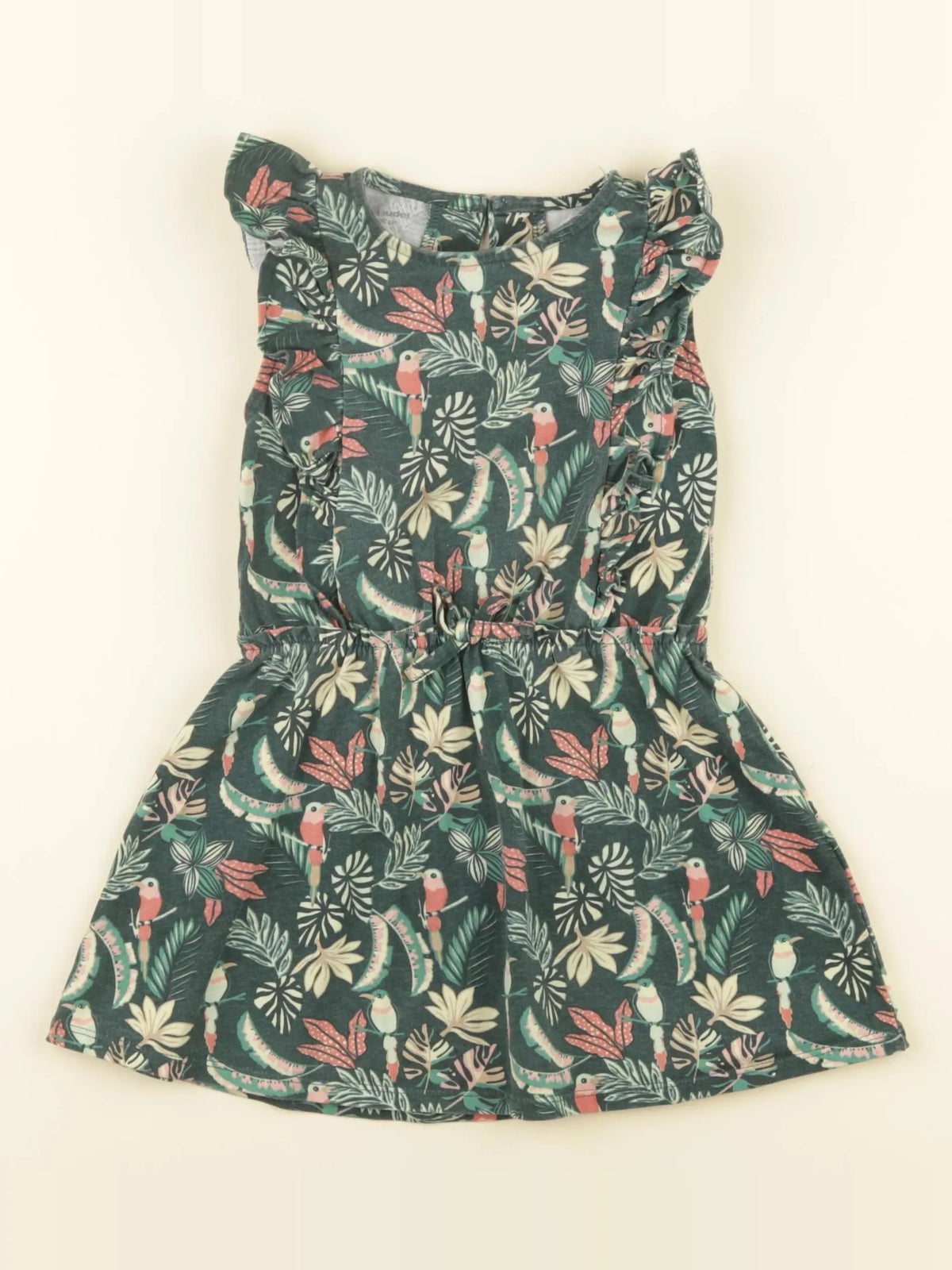 Vertbaudet - robe vert - 3 ans