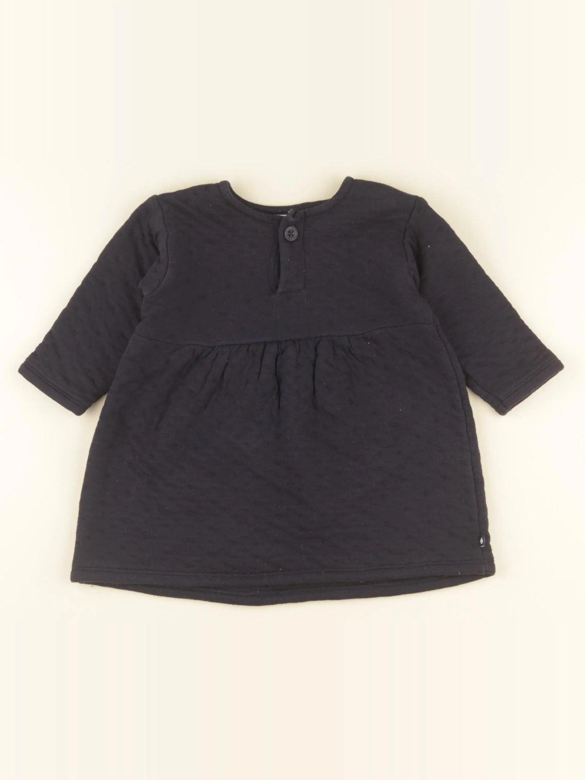 Petit Bateau - robe bleu - 18 mois