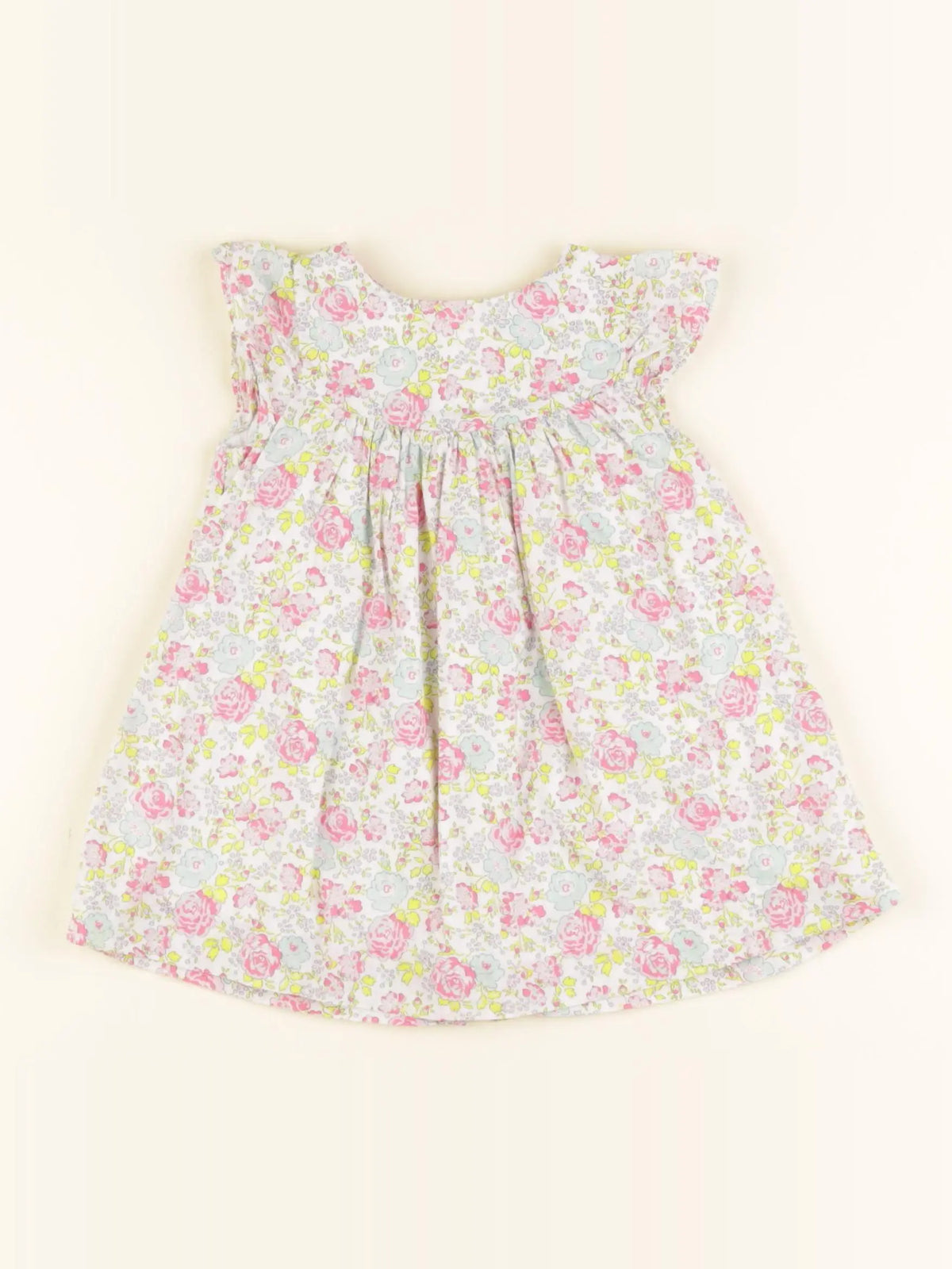 Jacadi - robe liberty multicolore - 6 mois