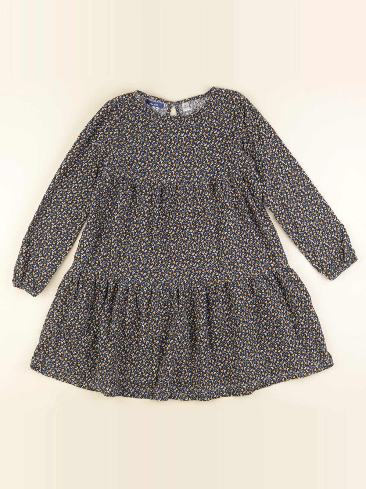 Okaidi - robe bleu, jaune - 10 ans