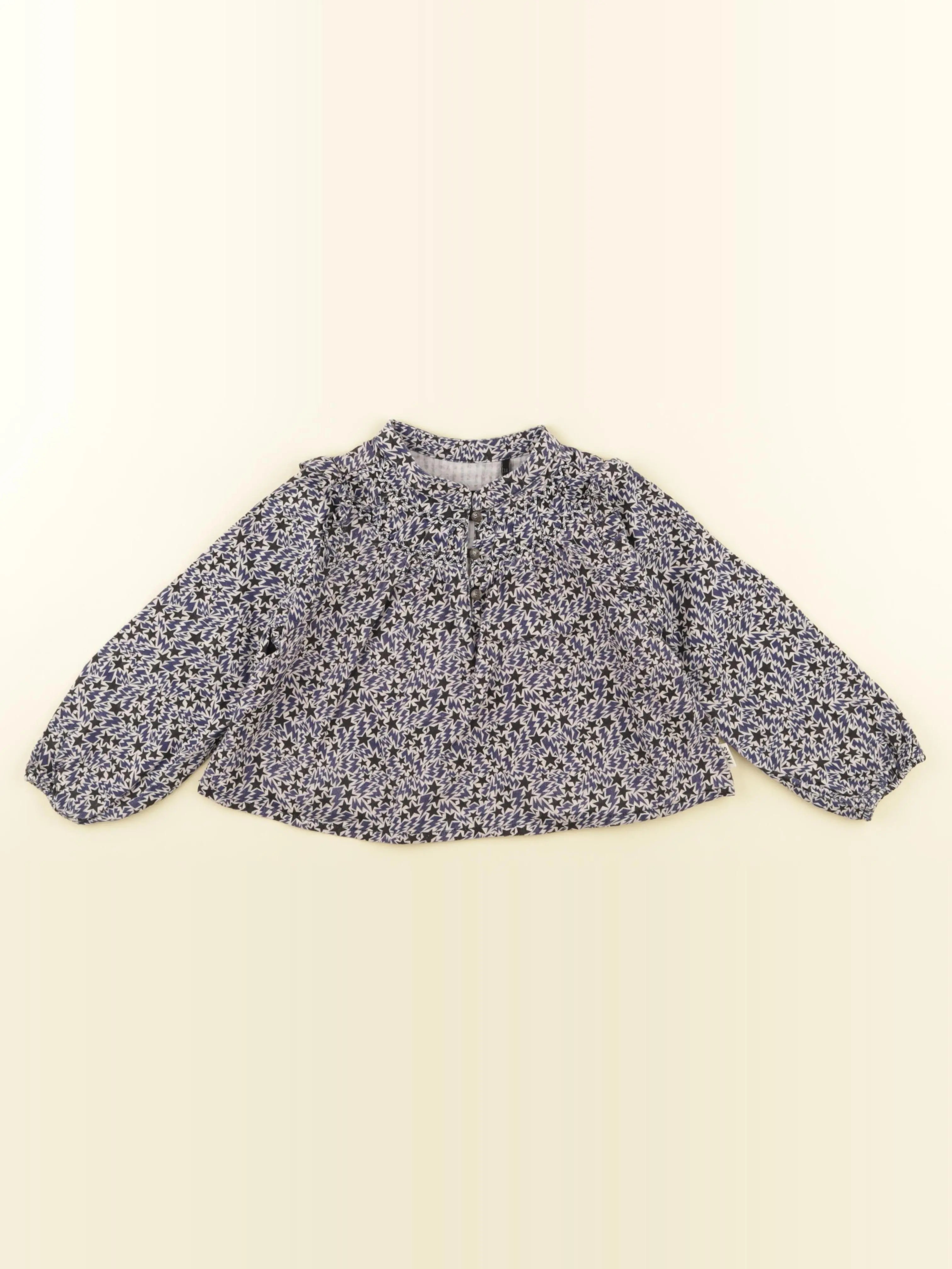 IKKS - blouse bleu - 3 ans
