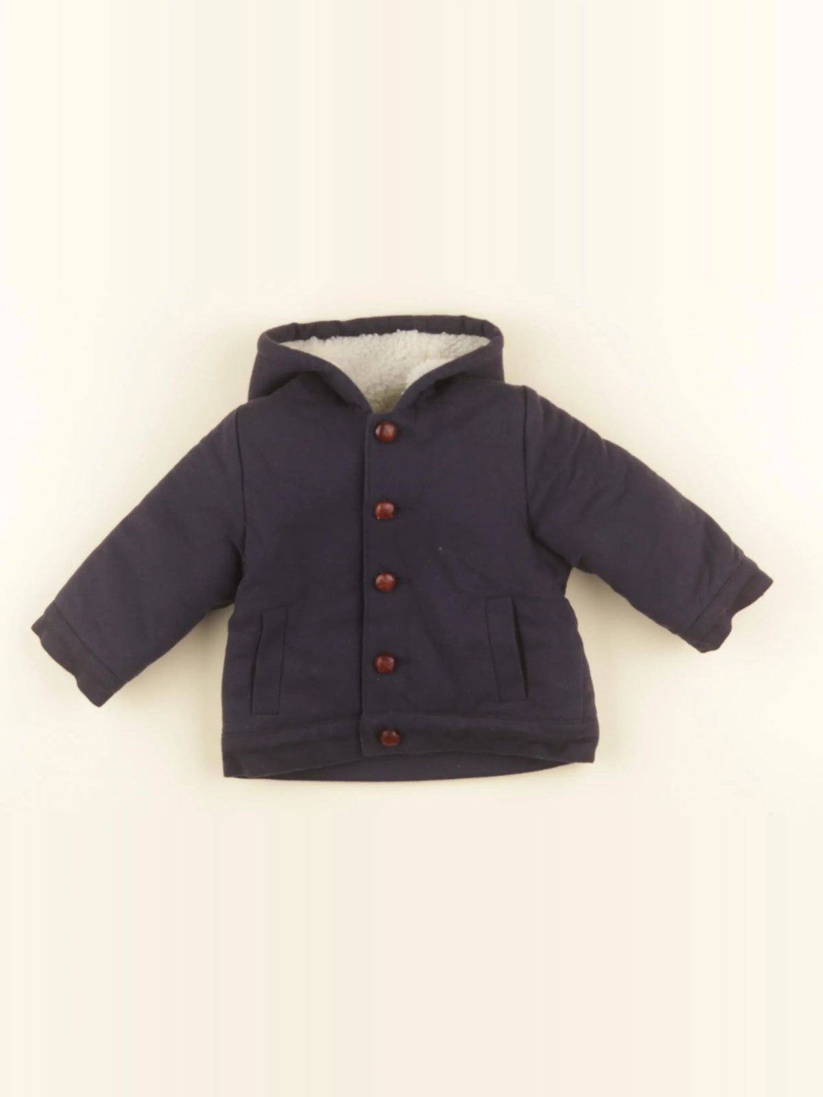 Natalys - manteau bleu - 6 mois
